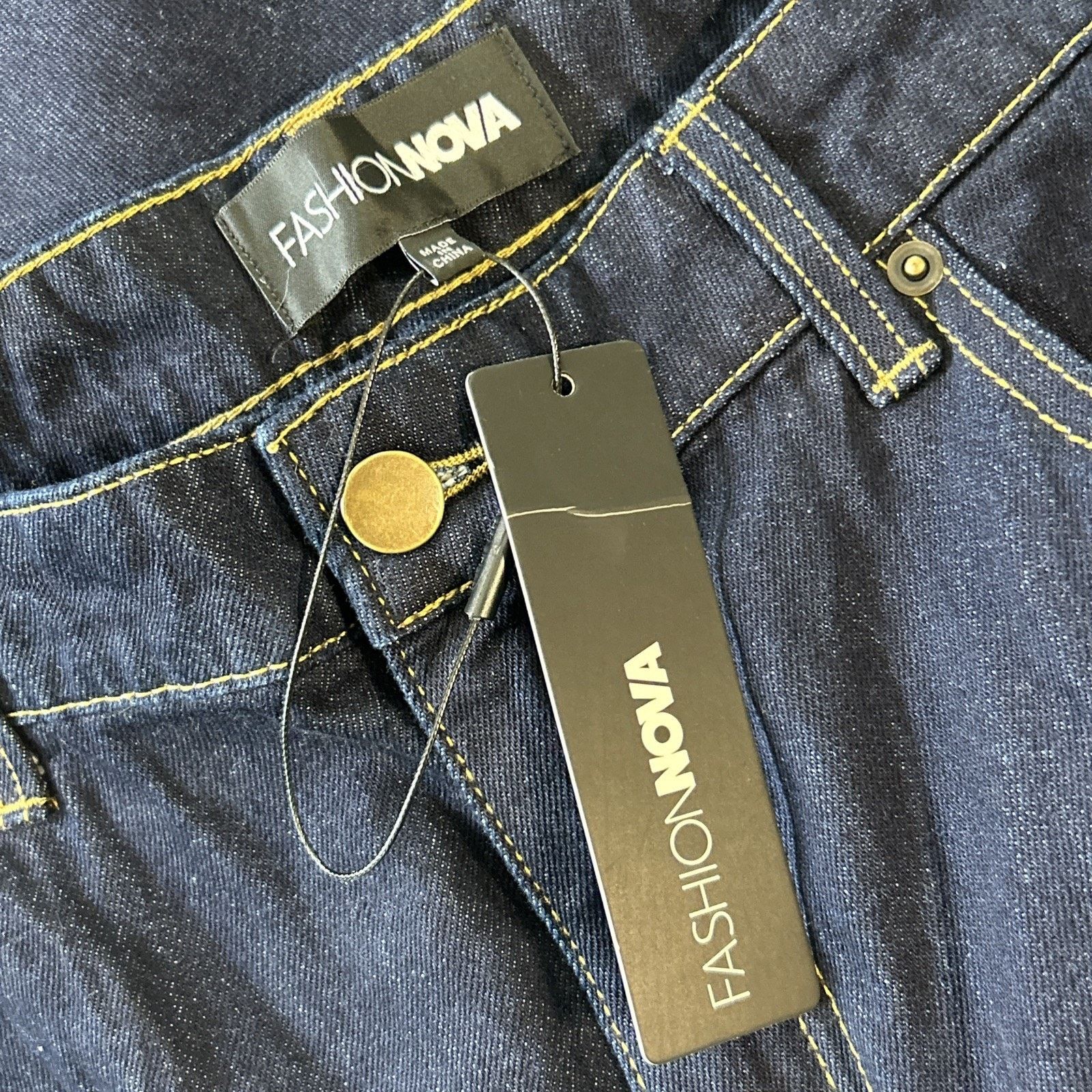 Fashion Nova Deadstock Beyond Baggy Jeans Womens 15 36x32 Hamilton Loose Size 36" / US 14 / IT 50 - 5 Thumbnail