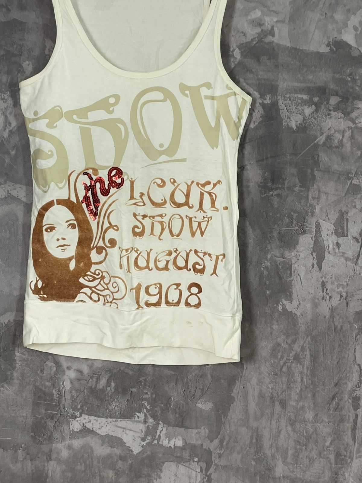 Hysteric Glamour Avant Garde Hysteric Glamour Style Crazy Y2K Tank Top Size M / US 6-8 / IT 42-44 - 6 Thumbnail