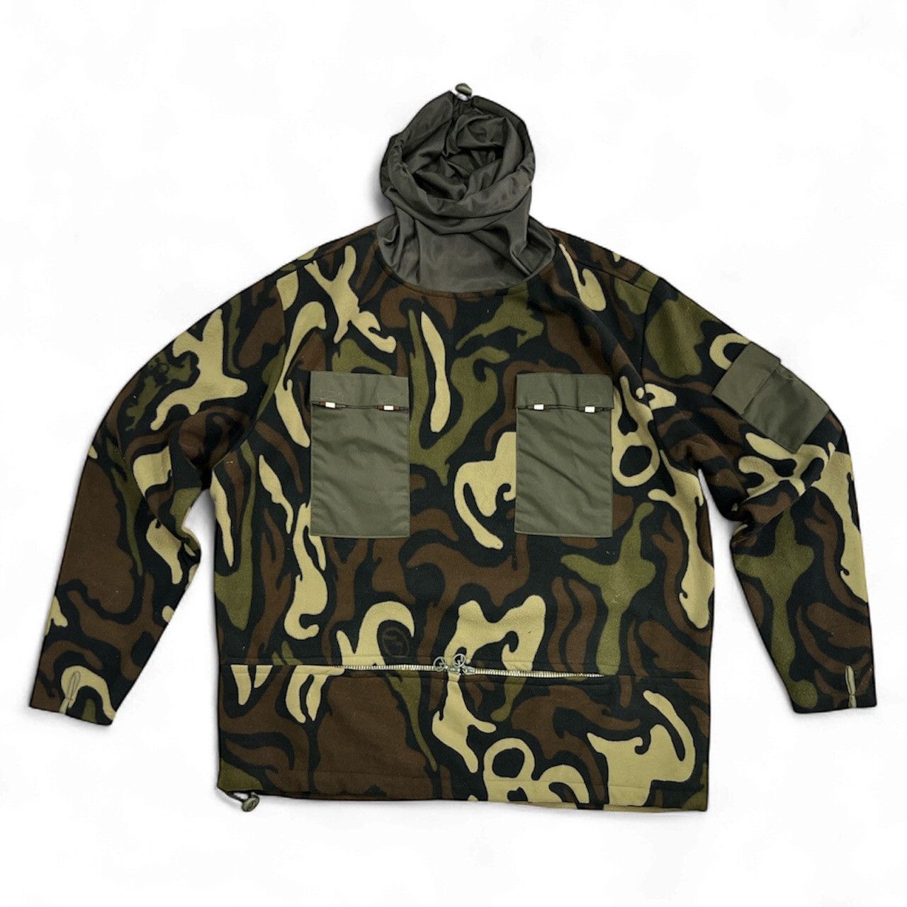 Maharishi Vintage Maharishi Half Zipper Fleece Camouflage Size US M / EU 48-50 / 2 - 5 Thumbnail