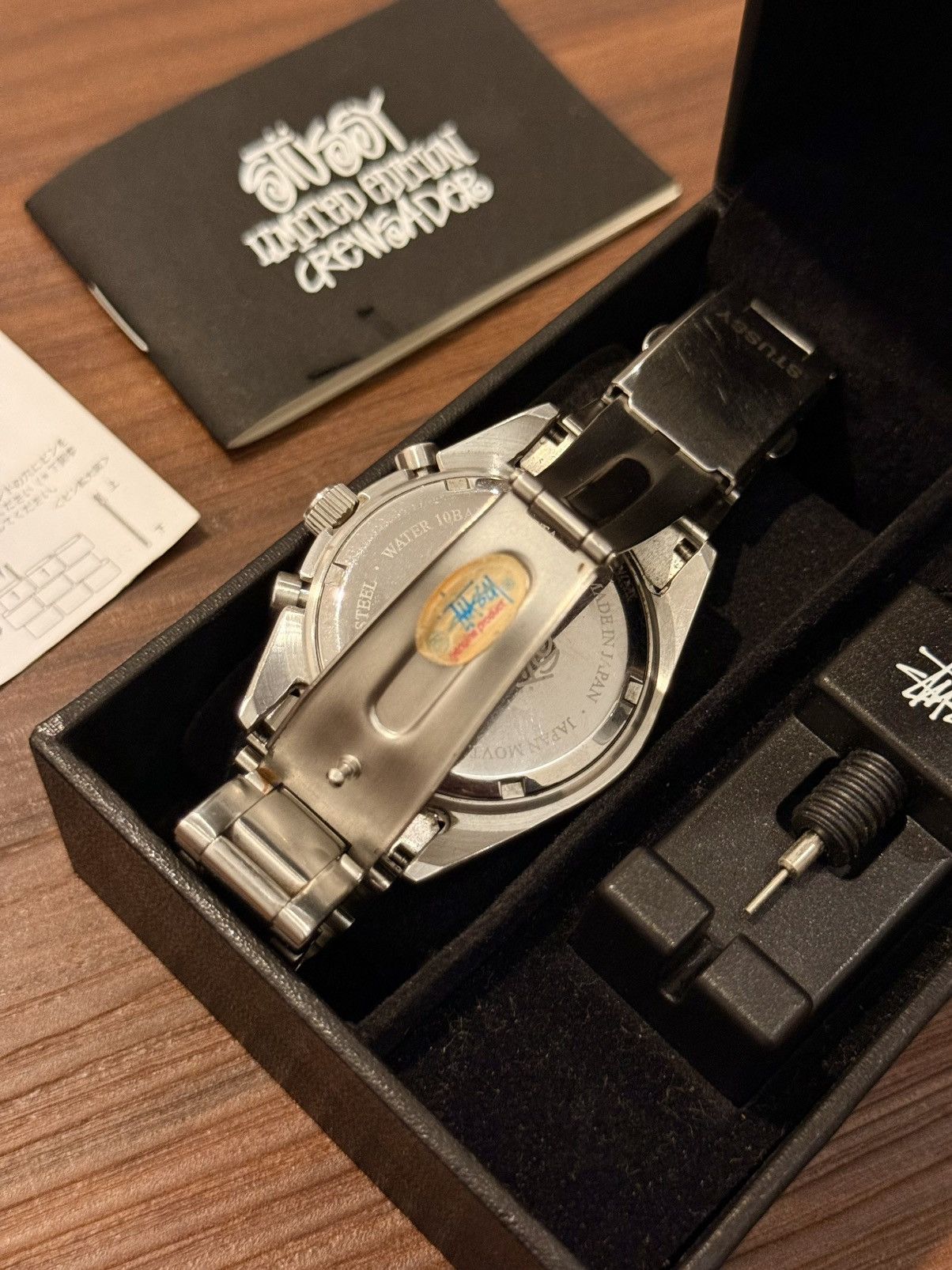 Stussy Stussy Crewsader Limited Edition Silver Watch 2009 (RARE) Size ONE SIZE - 4 Thumbnail