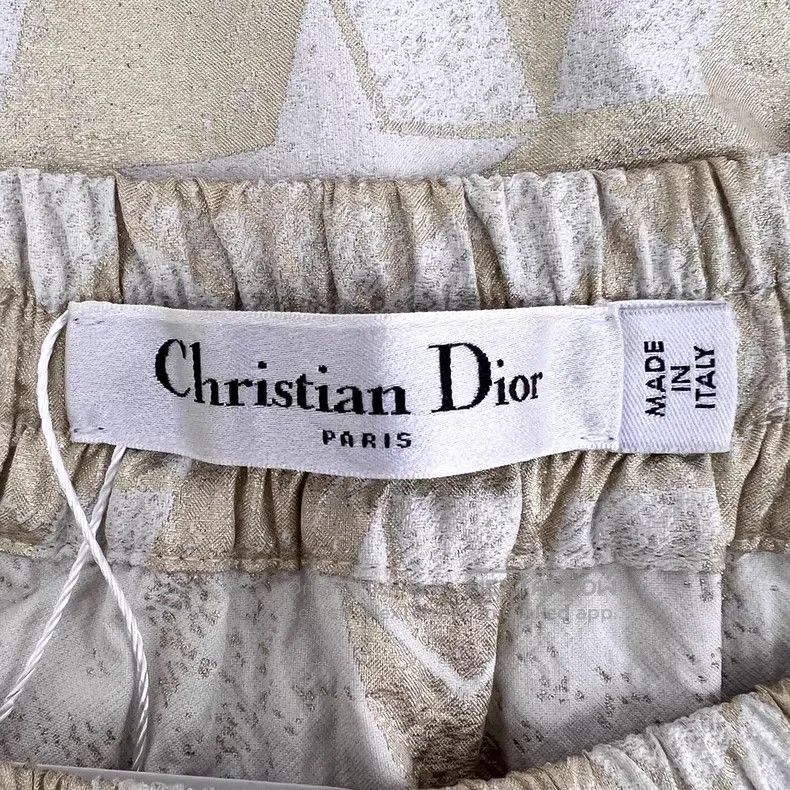 Dior Dior 22 golden five-pointed star letter print drawstring w Size 42" / US 20 - 5 Thumbnail