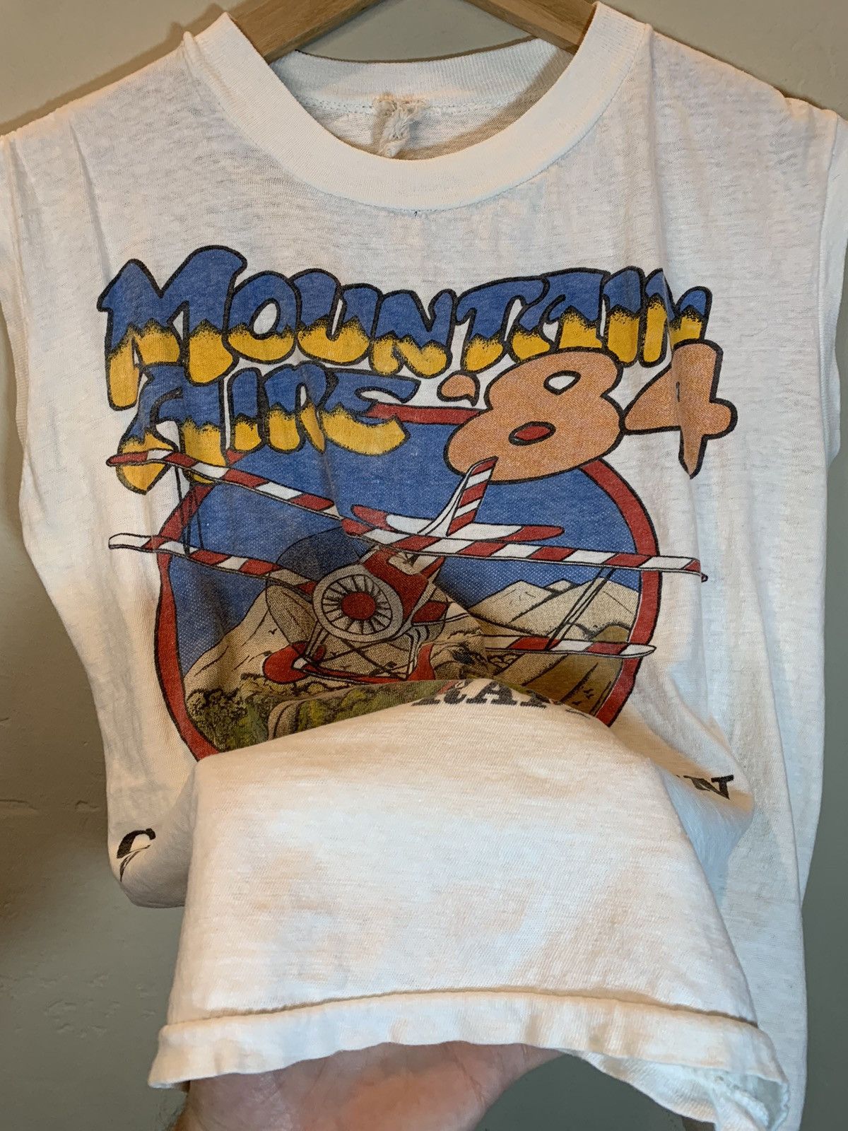 Band Tees × Vintage RARE* Vintage 1984 Mountain Aire Festival Single Stitch Tank Size US L / EU 52-54 / 3 - 5 Thumbnail