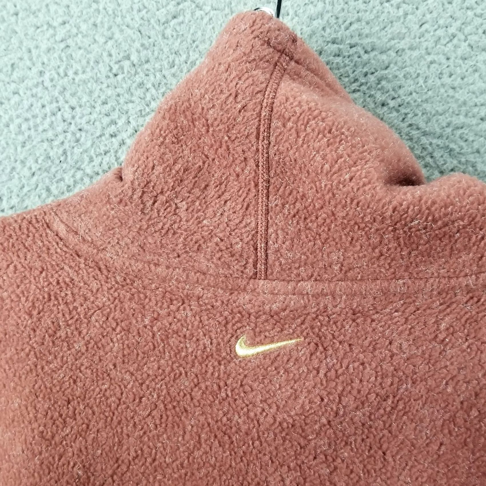 Nike Nike Therma Cozy Cowl Pullover Fleece Long Sleeve Sweatshirt Women M Red CU6778 Size M / US 6-8 / IT 42-44 - 6 Thumbnail