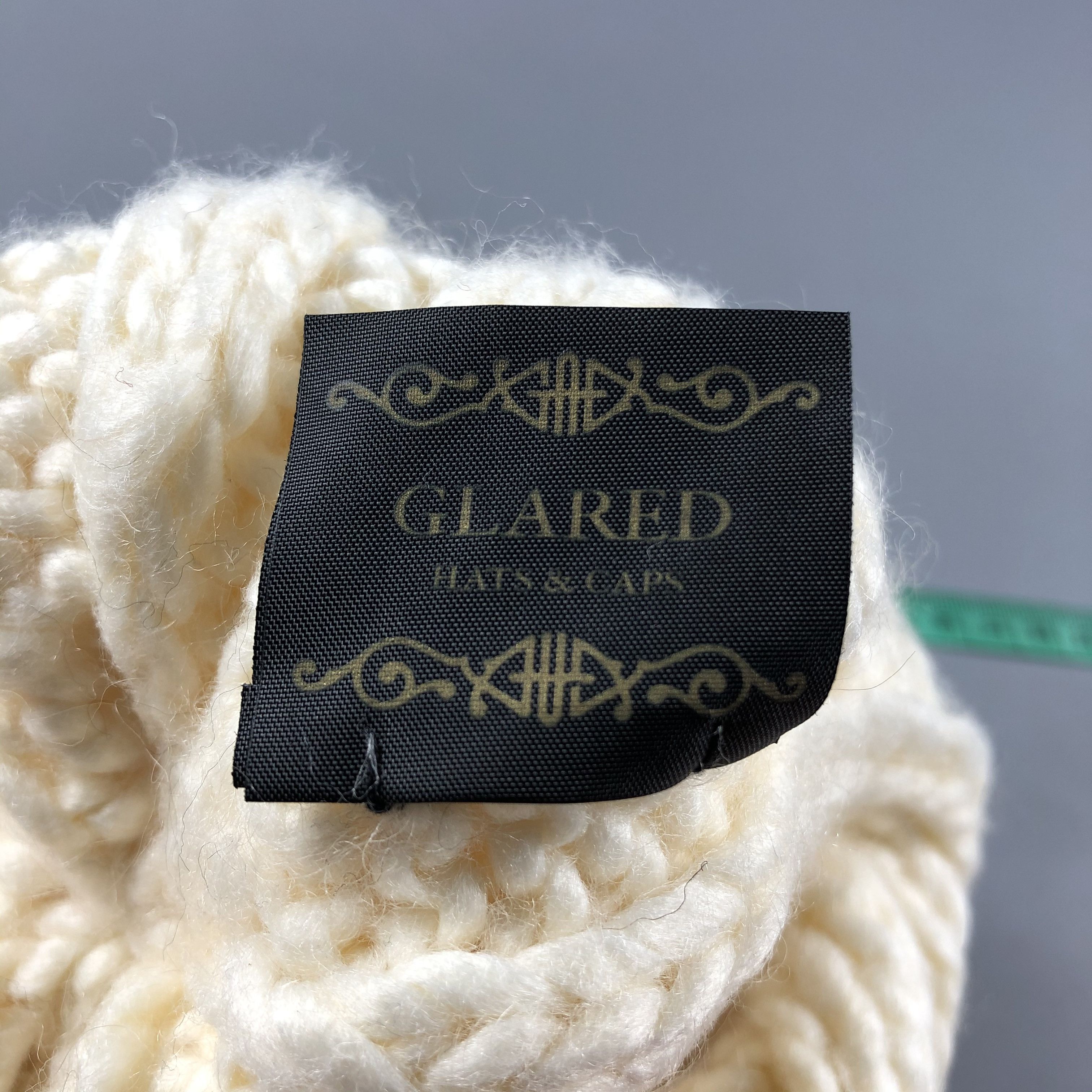 Vintage Glared Cable Knit Bobble Beanie Snowcap Snow Hat B754 Size ONE SIZE - 4 Thumbnail