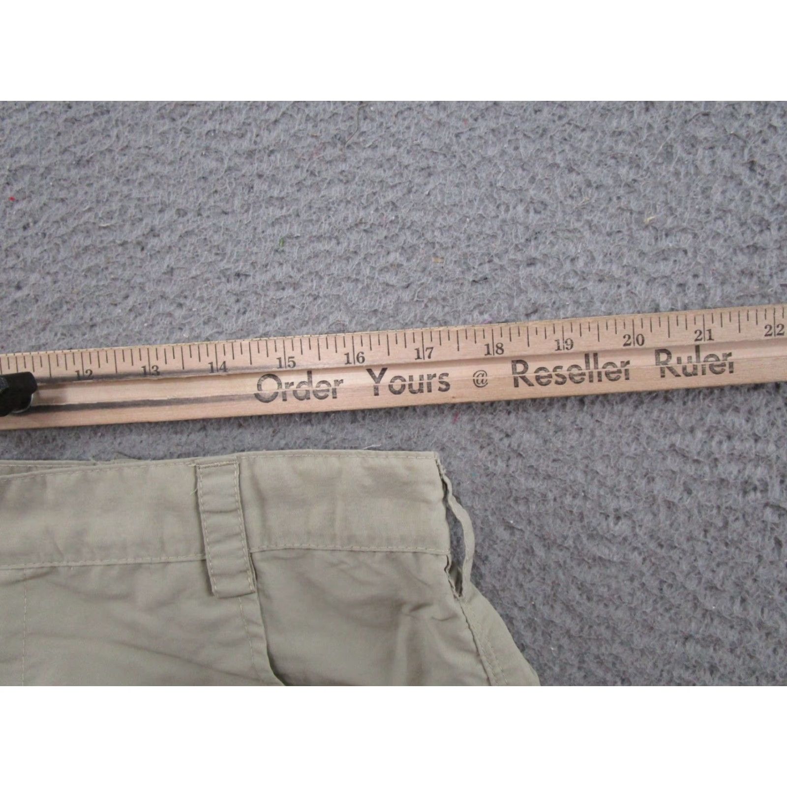 Vintage White Sierra Nylon Convertible Men's Pants XL Inseam 31" Beige Cargo Pocket Straight Regular Summer Spring Fall Clothing Men Size US 36 / EU 52 - 6 Thumbnail