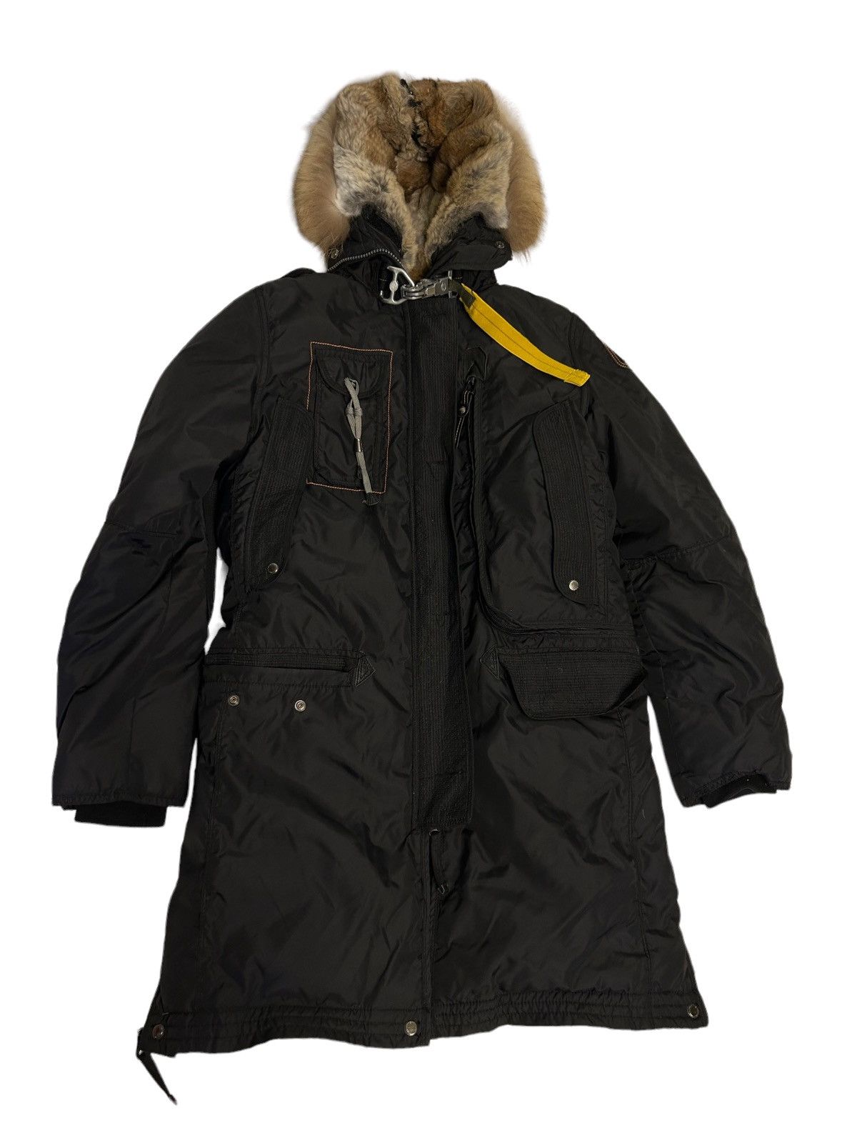 image of Parajumpers Long Down Jacket in Black, Women's (Size Small)