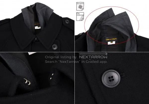 Comme des Garcons Comme Des Garcons Black Vintage Double-breasted Jacket Size M / US 6-8 / IT 42-44 - 5 Thumbnail