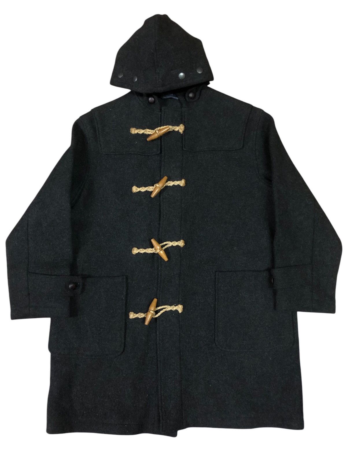 Polo Ralph Lauren Polo Ralph Lauren Duffle Wool Hooded Jacket Size US M / EU 48-50 / 2 - 1 Thumbnail