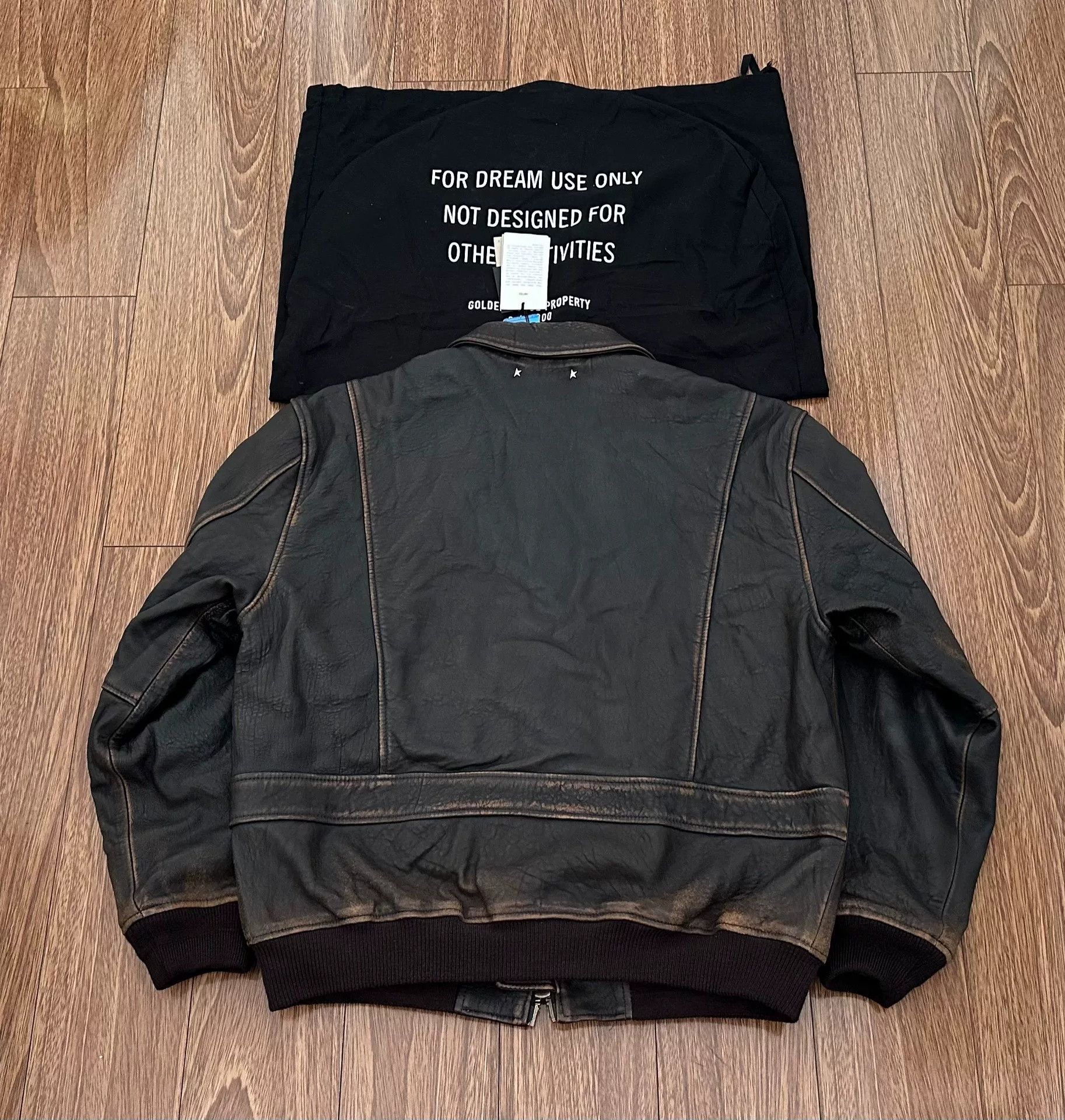 Golden Goose Golden Goose Louis Aviator Sheep Leather Jacket Size US S / EU 44-46 / 1 - 2 Thumbnail
