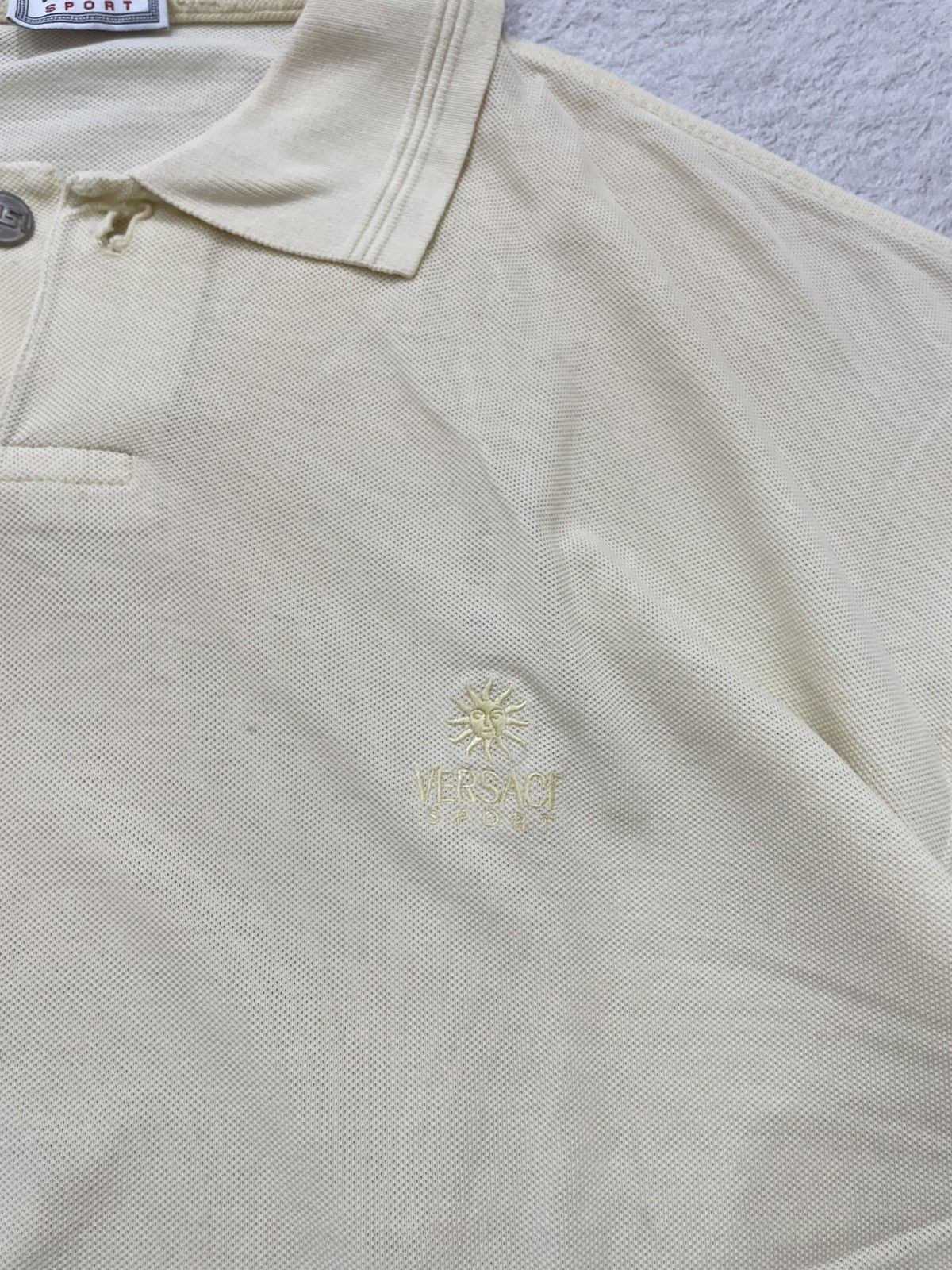 Versace Versace Vintage Polo Shirt Thrased Y2K Ifsix Hysteric Japan Size US XL / EU 56 / 4 - 2 Thumbnail