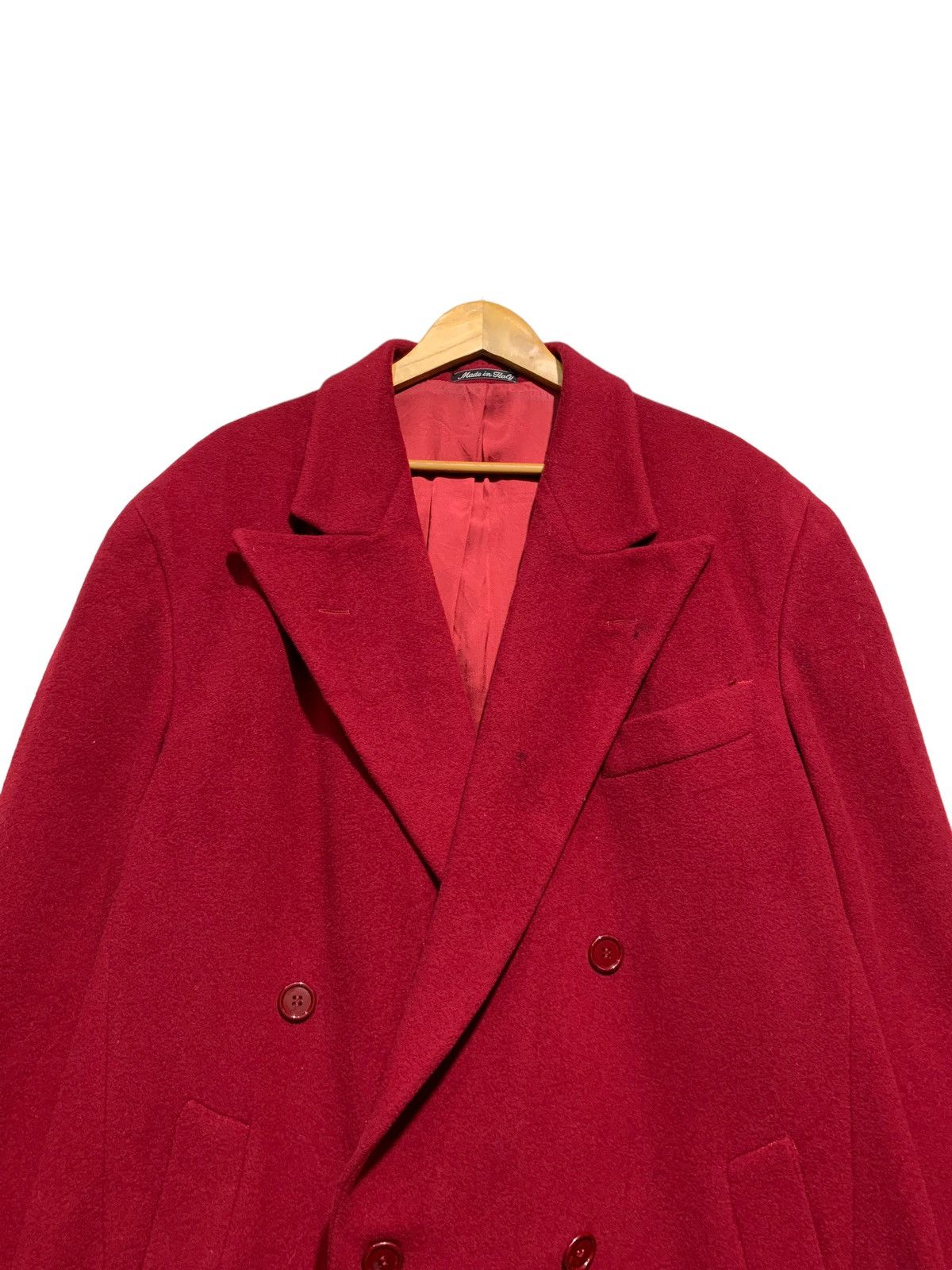 Emporio Armani 🔥VTG EMPORIO ARMANI WOOL OVERCOATS Size US L / EU 52-54 / 3 - 3 Thumbnail