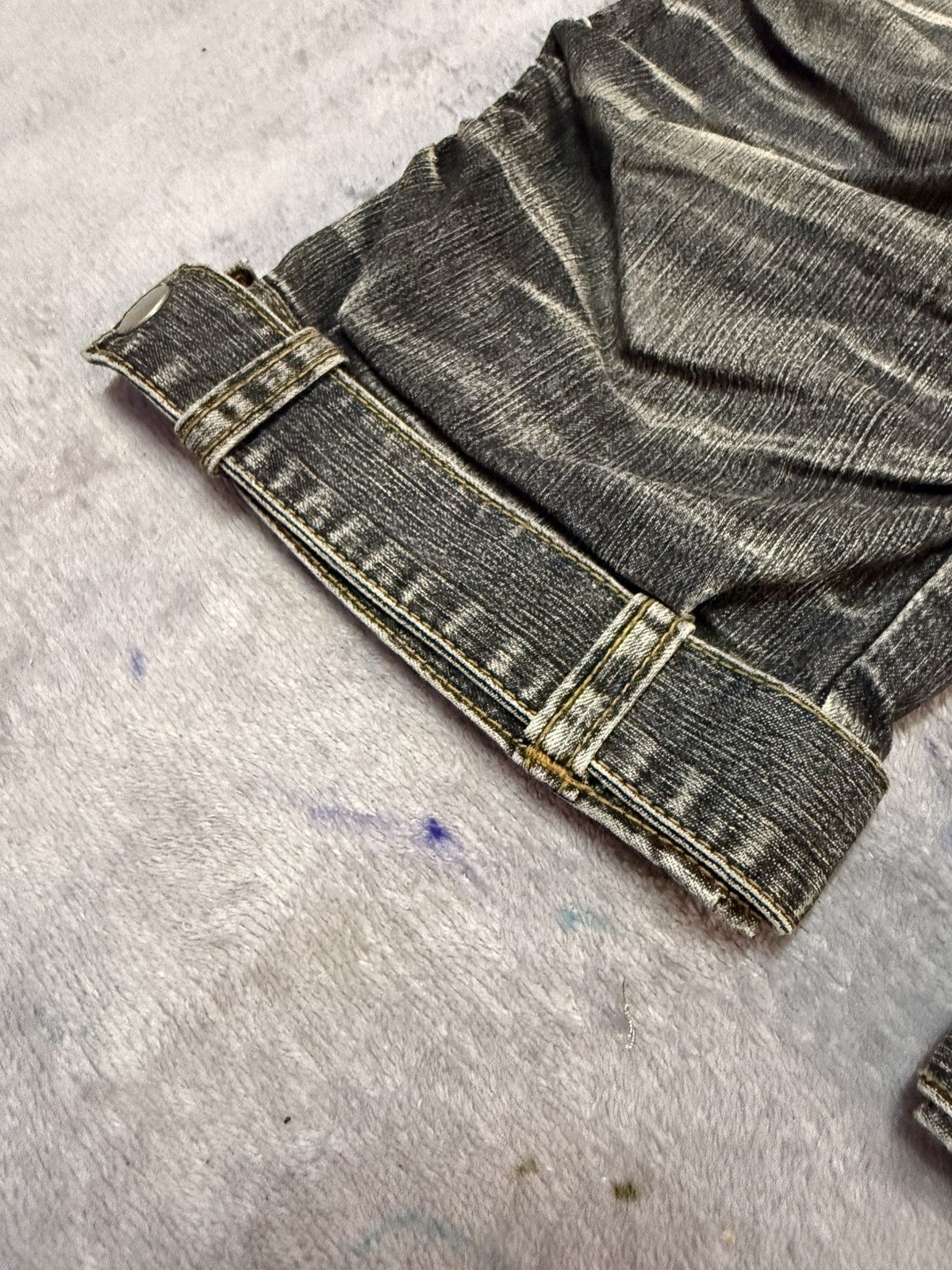 Hysteric Glamour × Japanese Brand Blue Jam Japan Bondage Claw Mark Jeans Short Size 27" / US 4 / IT 40 - 10 Thumbnail