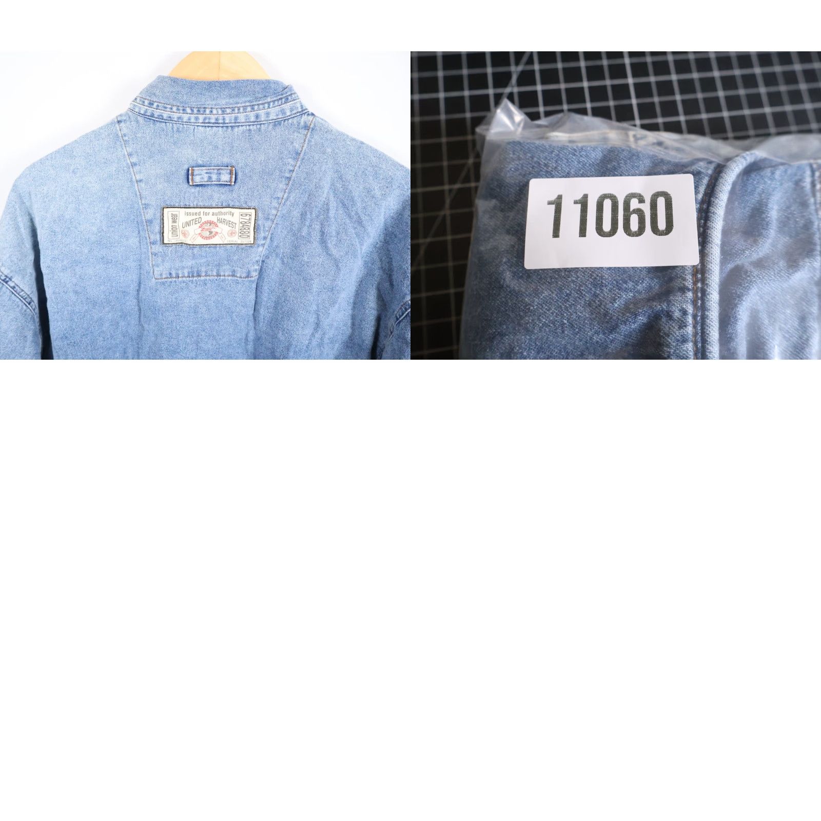 Denime VINTAGE Zeppelin Denim Work Shirt Mens 2XL Blue Metal Buttons Workwear Grunge VTG Shirt Size US XXL / EU 58 / 5 - 9 Thumbnail