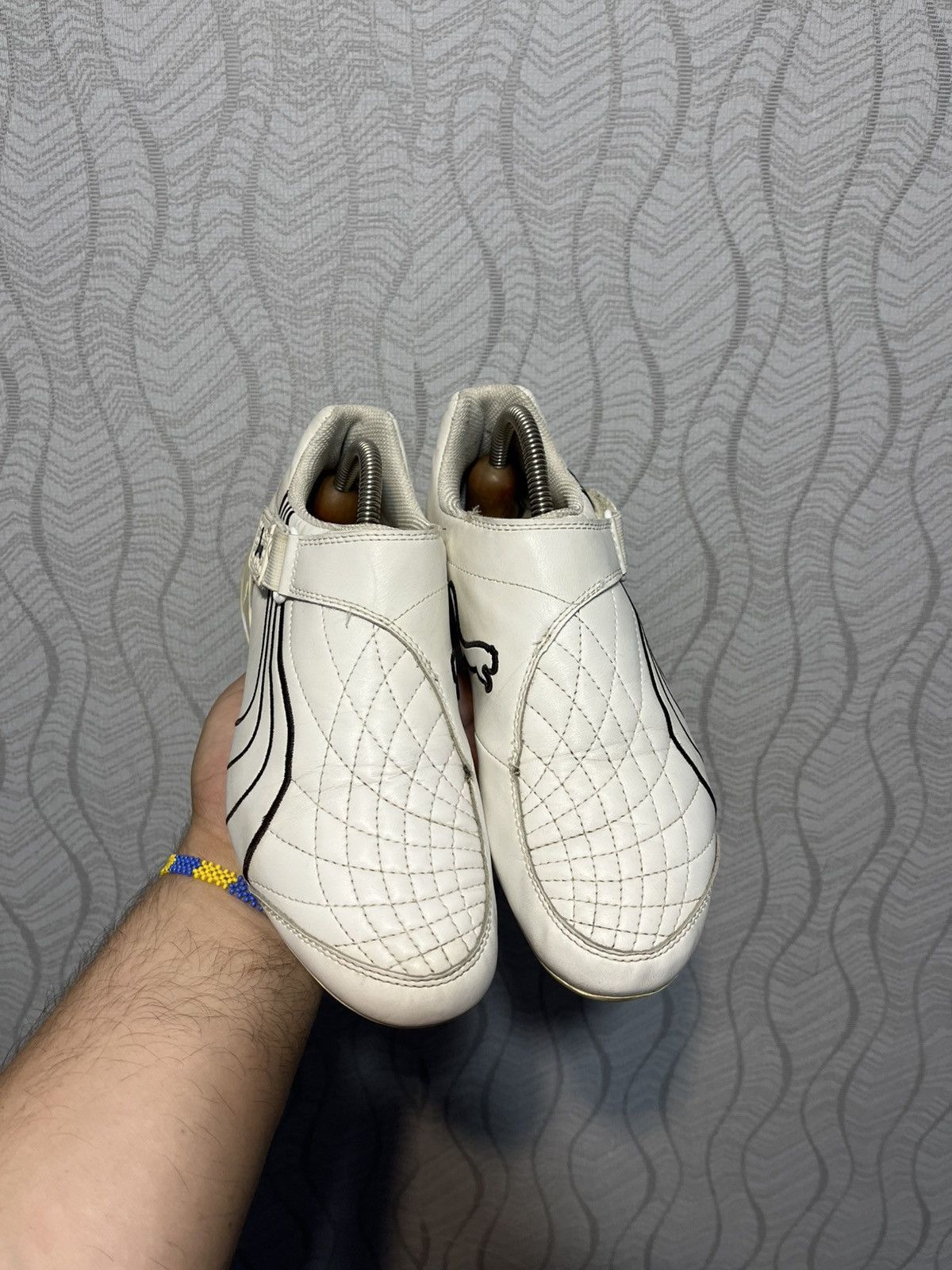 Puma × Vintage Vintage Puma Speed Cat Y2K White Leather Velcro Sneakers Size US 7 / EU 40 - 3 Thumbnail