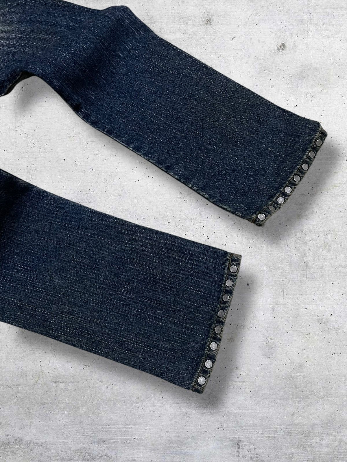 Hysteric Glamour VINTAGE COOK 90S JAPAN DESIGNER SCAB DISTRESSING OG DENIM Size US 26 / EU 42 - 13 Thumbnail