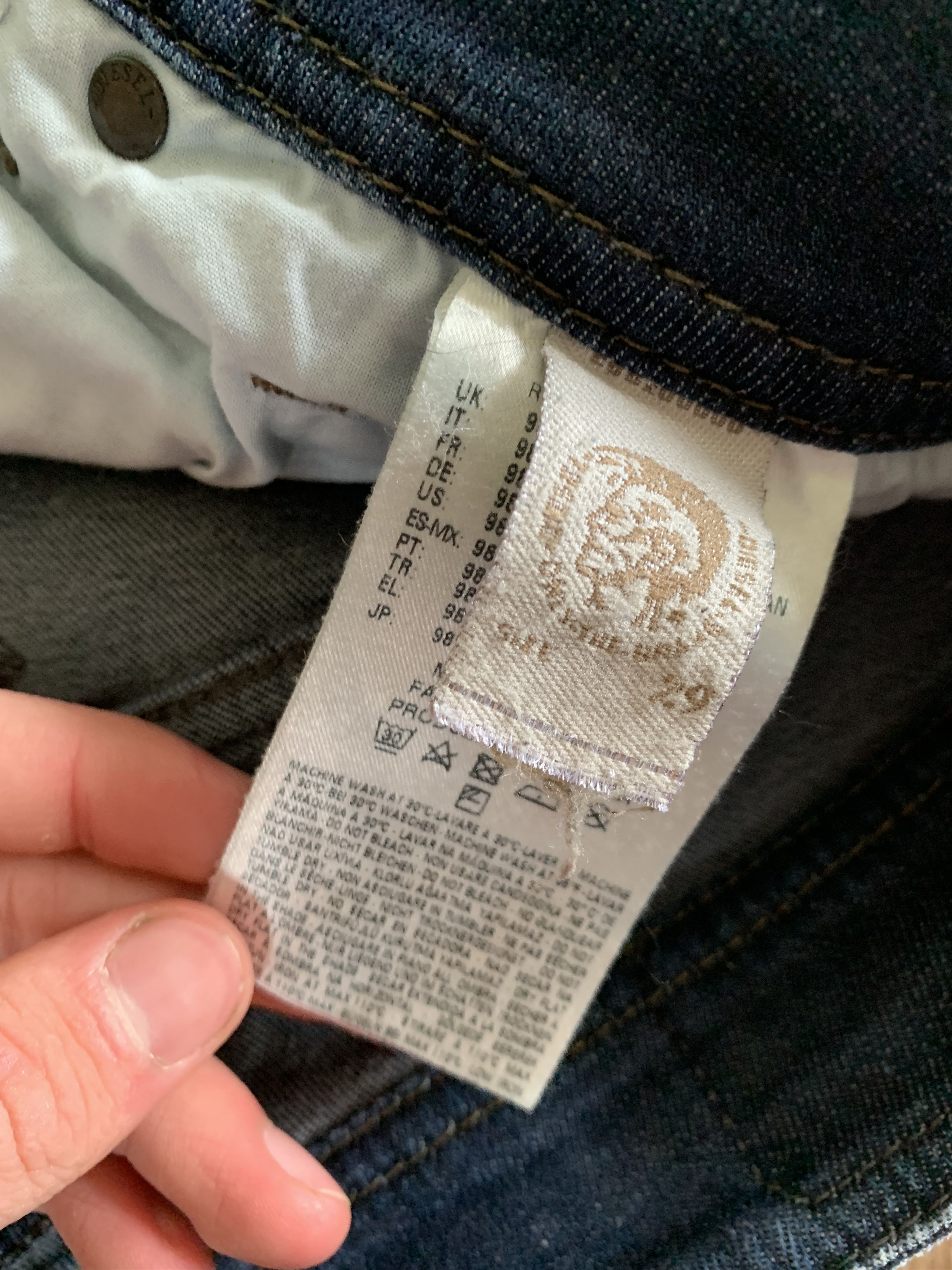 Diesel × Vintage Diesel Distressed Sleenker Slim Skinny Jeans Size US 29 - 7 Thumbnail