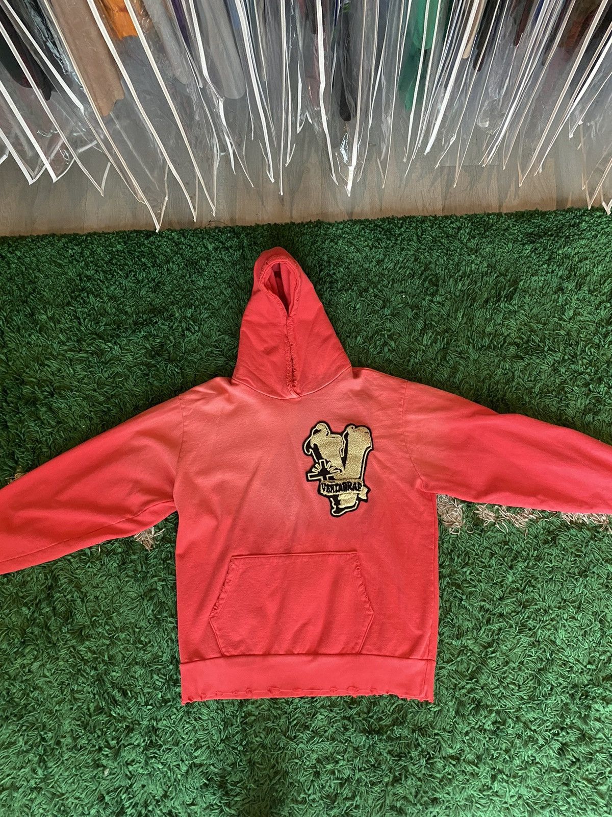 image of Vertabrae Hoodie Red, Men's (Size Small)