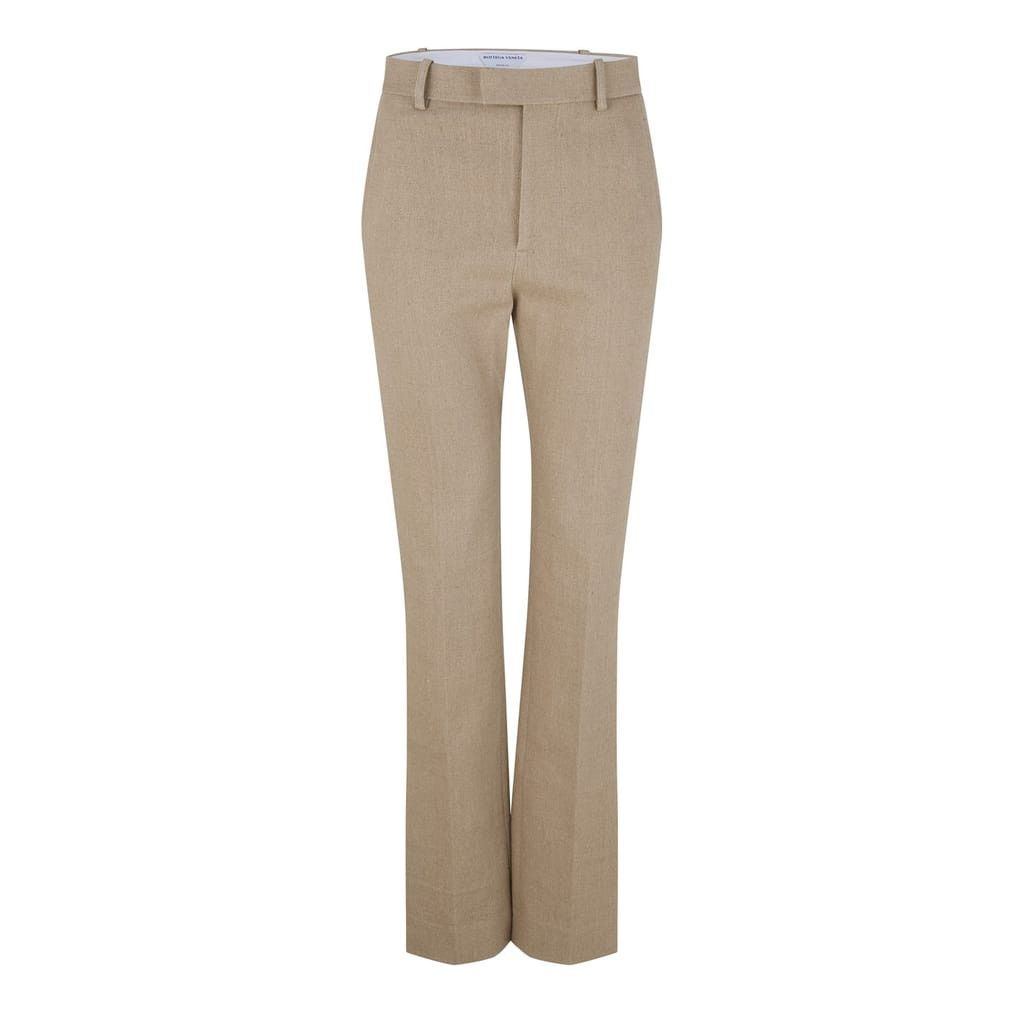 Bottega Veneta Bottega Veneta Bv Trousers in Neutral Size 25" / US 0 / IT 36 - 2 Thumbnail