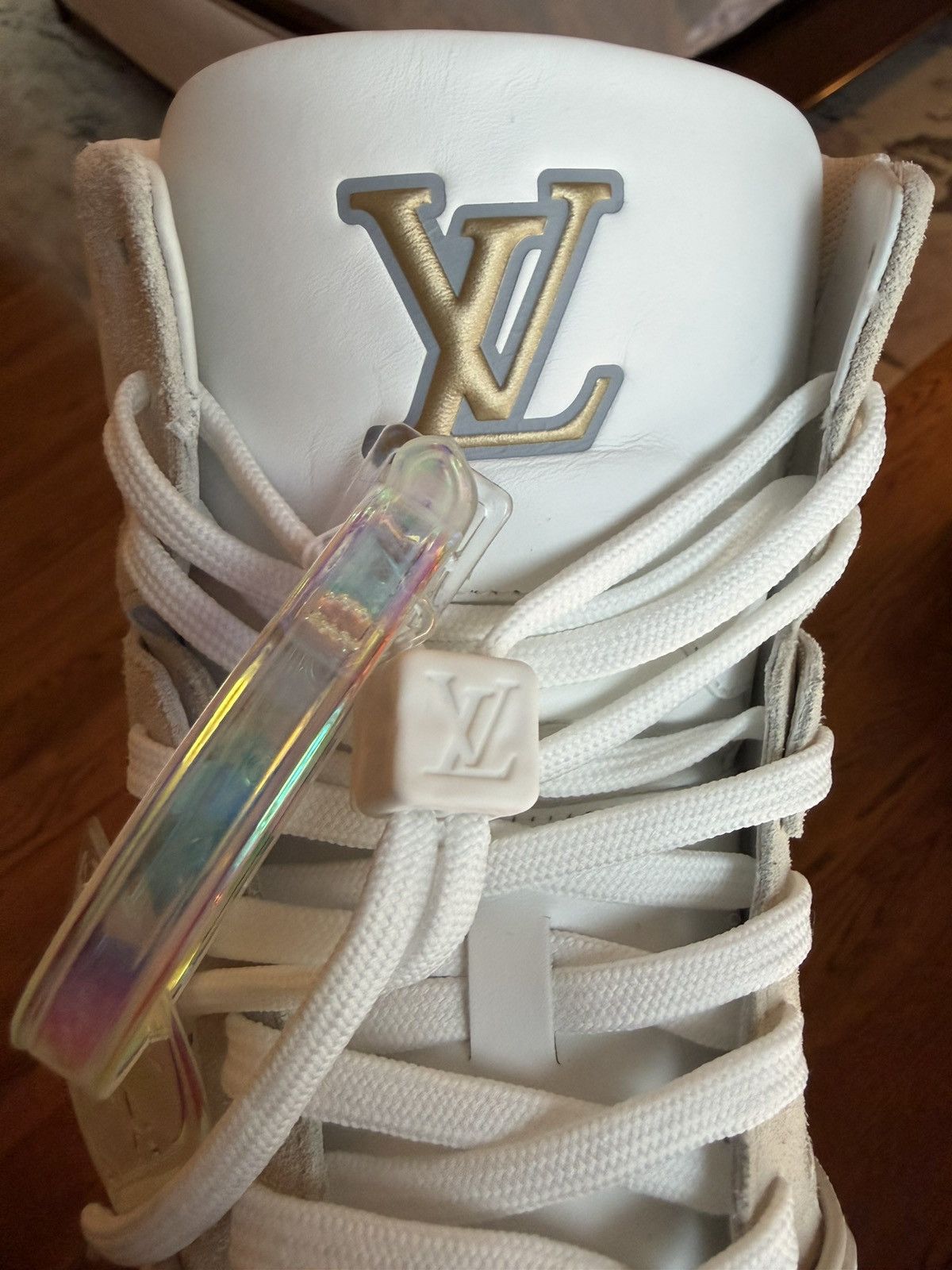 Louis Vuitton Trainer Ankle Sneakers 'Beige' Size US 8.5 / EU 41-42 - 7 Thumbnail