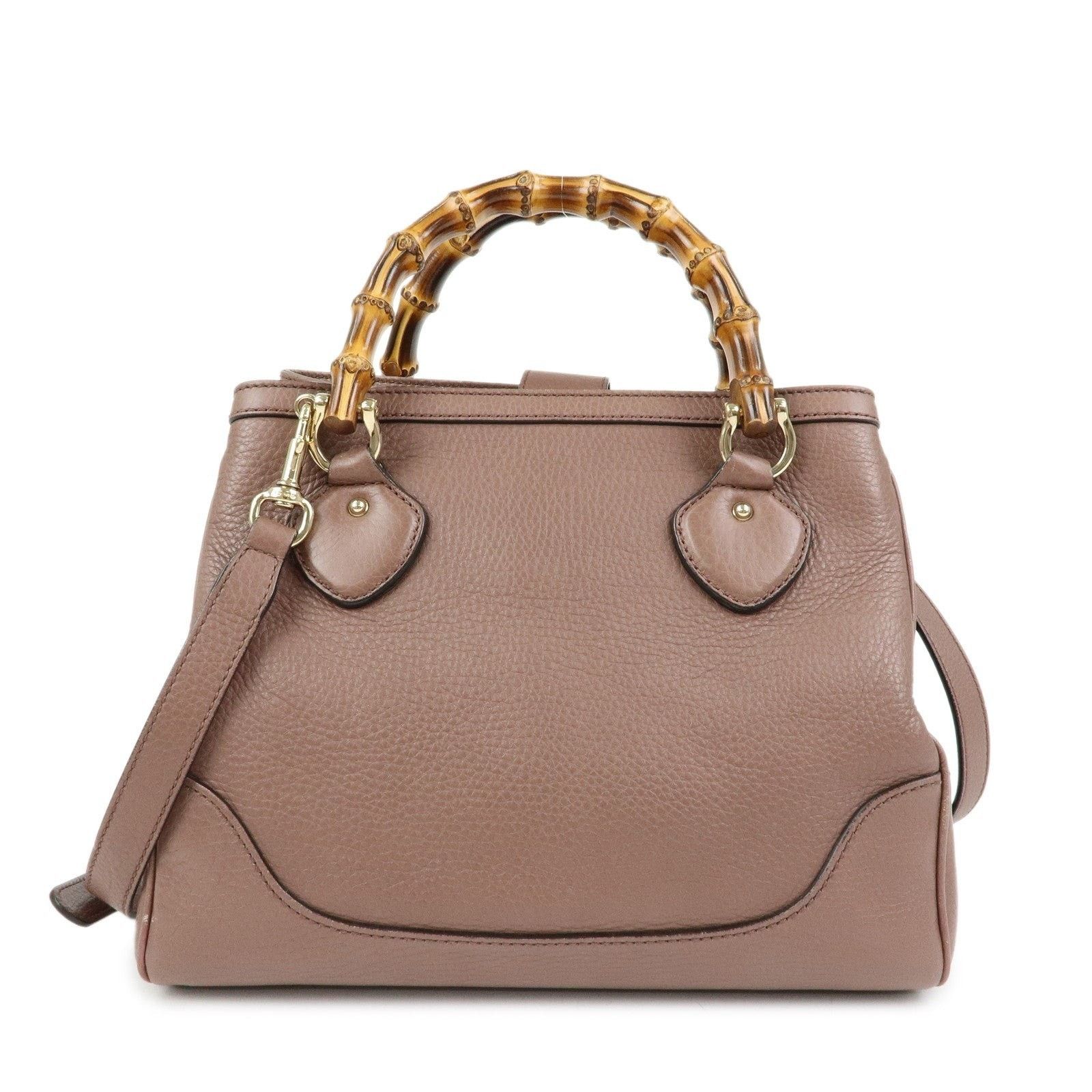 Gucci Gucci Bamboo Diana Leather Shoulder Bag Tan Size ONE SIZE - 1 Thumbnail
