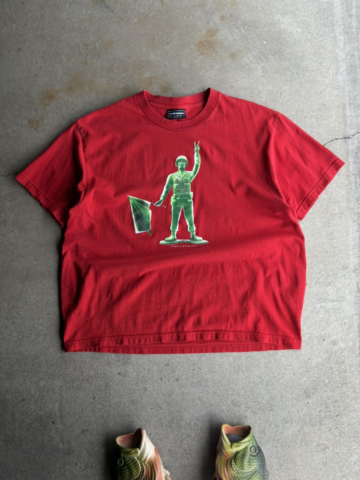 The Hundreds Crazy The Hundreds Toy Army Character Boxy Tee Size US XL / EU 56 / 4 - 1 Thumbnail