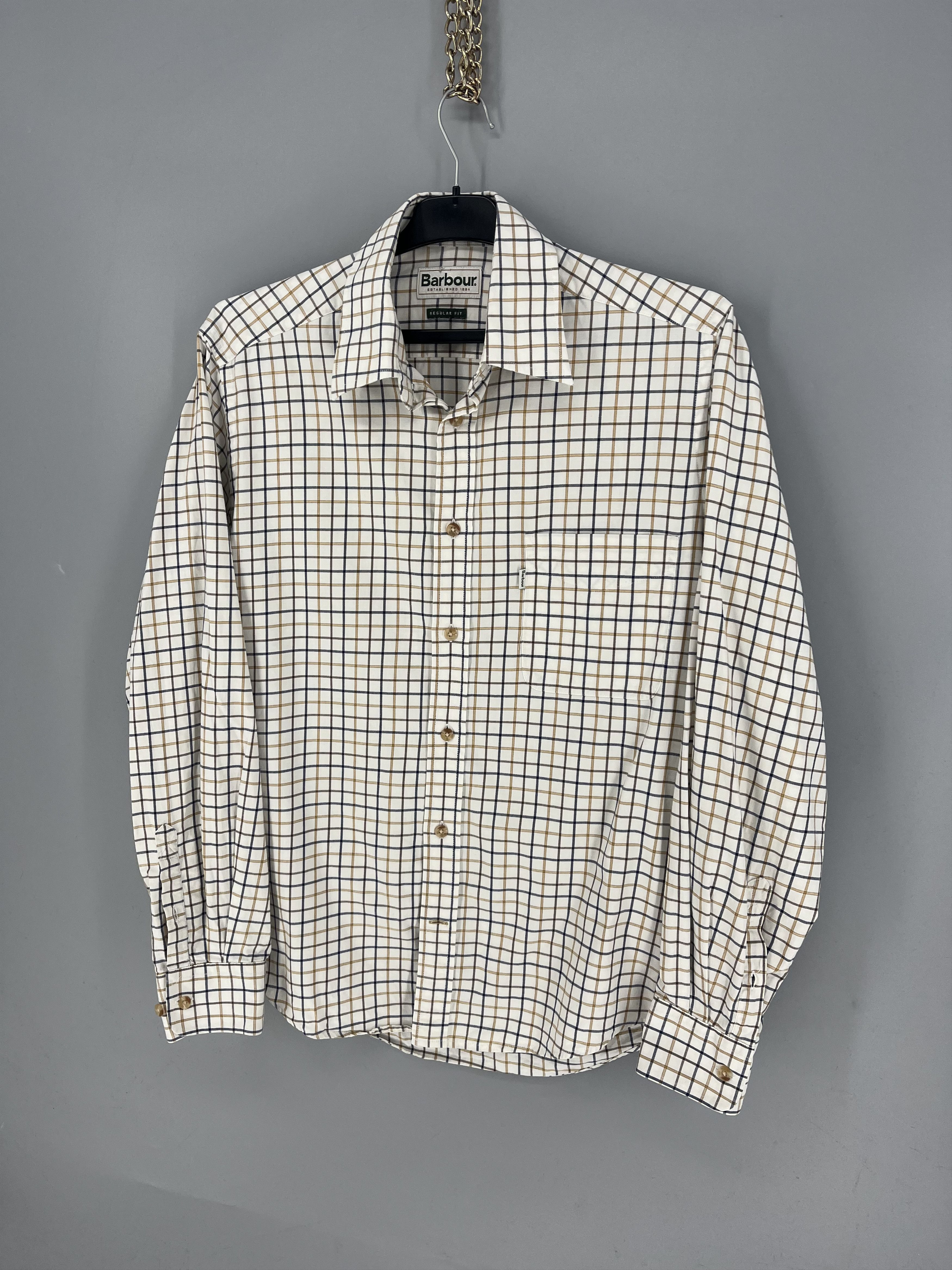 Barbour Vintage Y2K Barbour Tailored Flannel Shirt Size US M / EU 48-50 / 2 - 3 Thumbnail