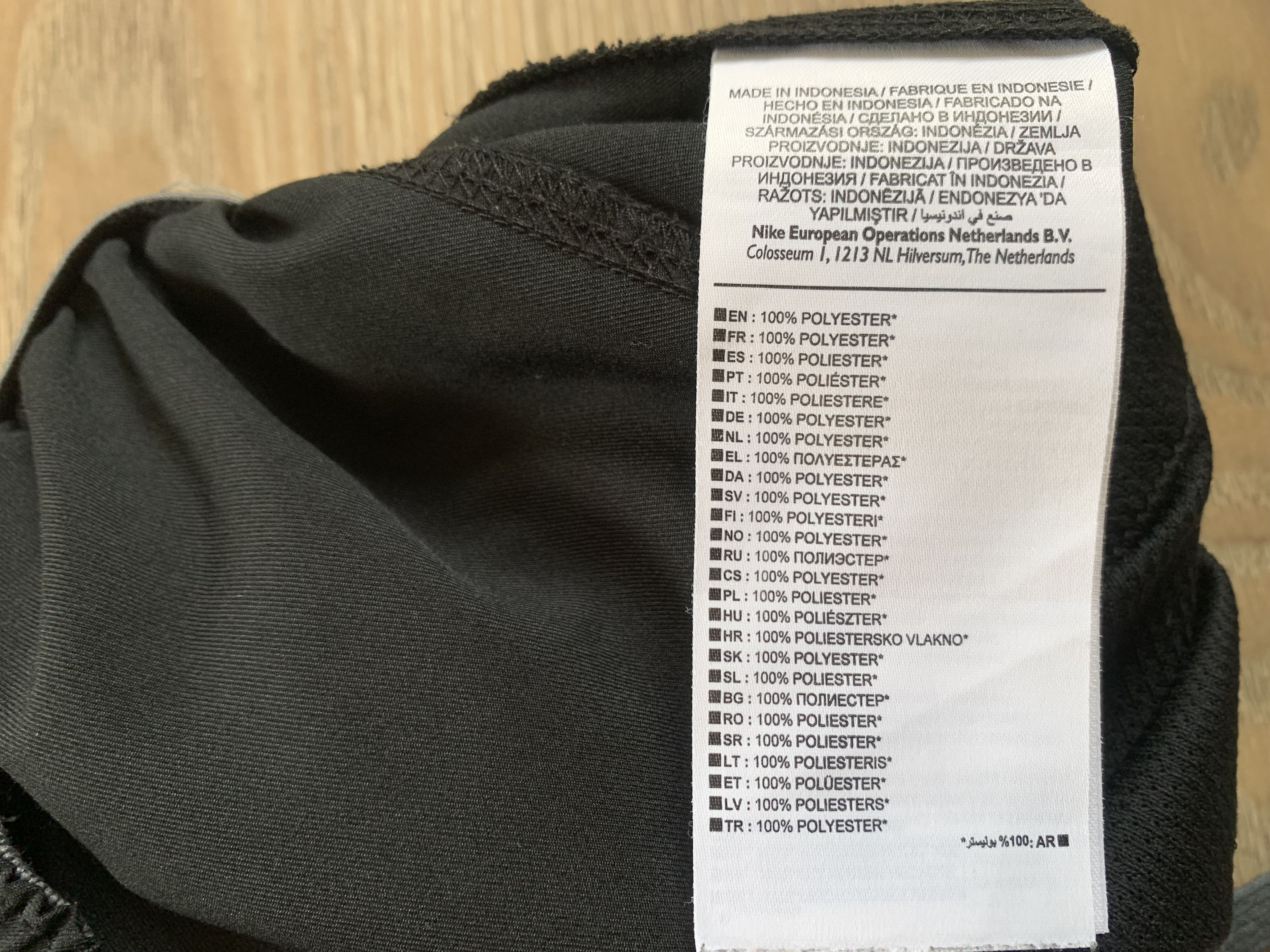 Nike Nike Dri-FIT Regular Black Training Sweatpants Size US 34 / EU 50 - 7 Thumbnail