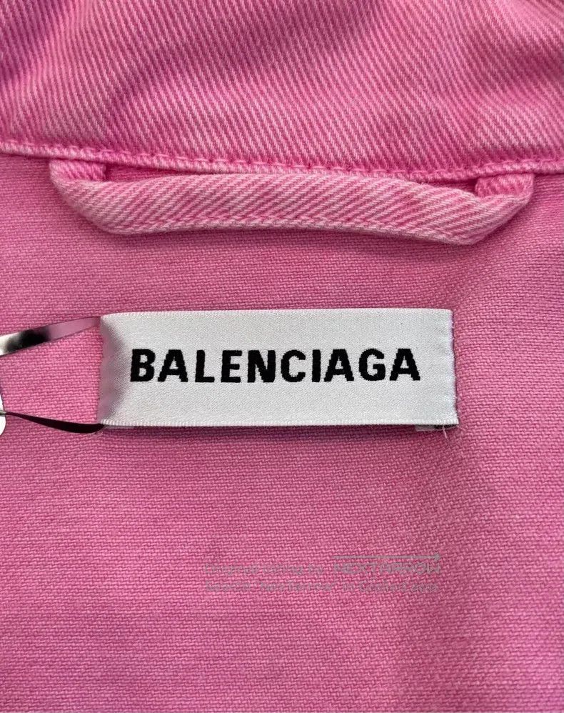 Balenciaga Balenciaga Valentine's Day Series Pink Alphabet Logo Denim Size XXS / US 00 / IT 34 - 5 Thumbnail