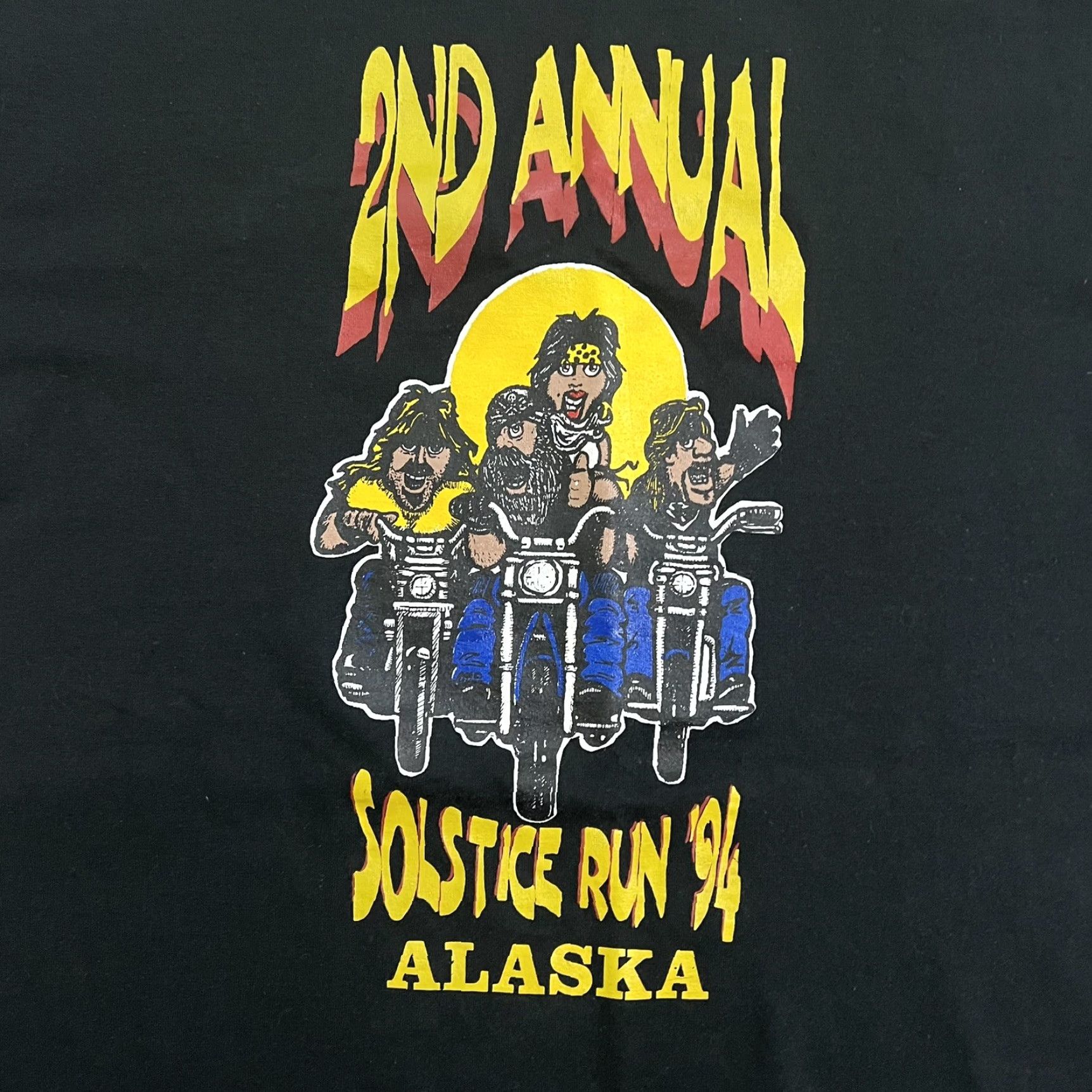 Jerzees VINTAGE Jerzees T-Shirt USA Black L Mens 1994 Solstice Run 2nd Annual Size US L / EU 52-54 / 3 - 2 Thumbnail