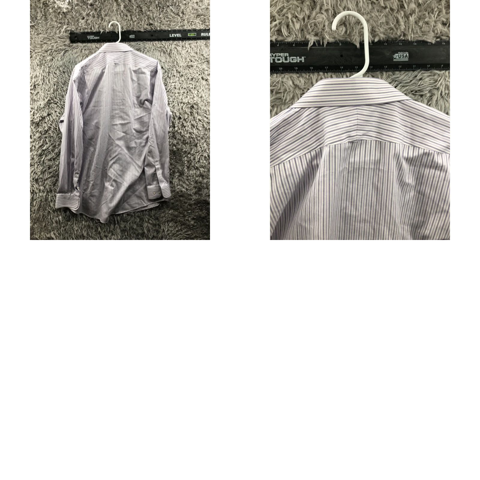 Nordstrom Nordstrom Shirt 18 Mens Long Sleeve Spread Collar Multicolor Strip Button-Up Knit Pattern Striped Casual Modern Classic Size US XXL / EU 58 / 5 - 8 Thumbnail