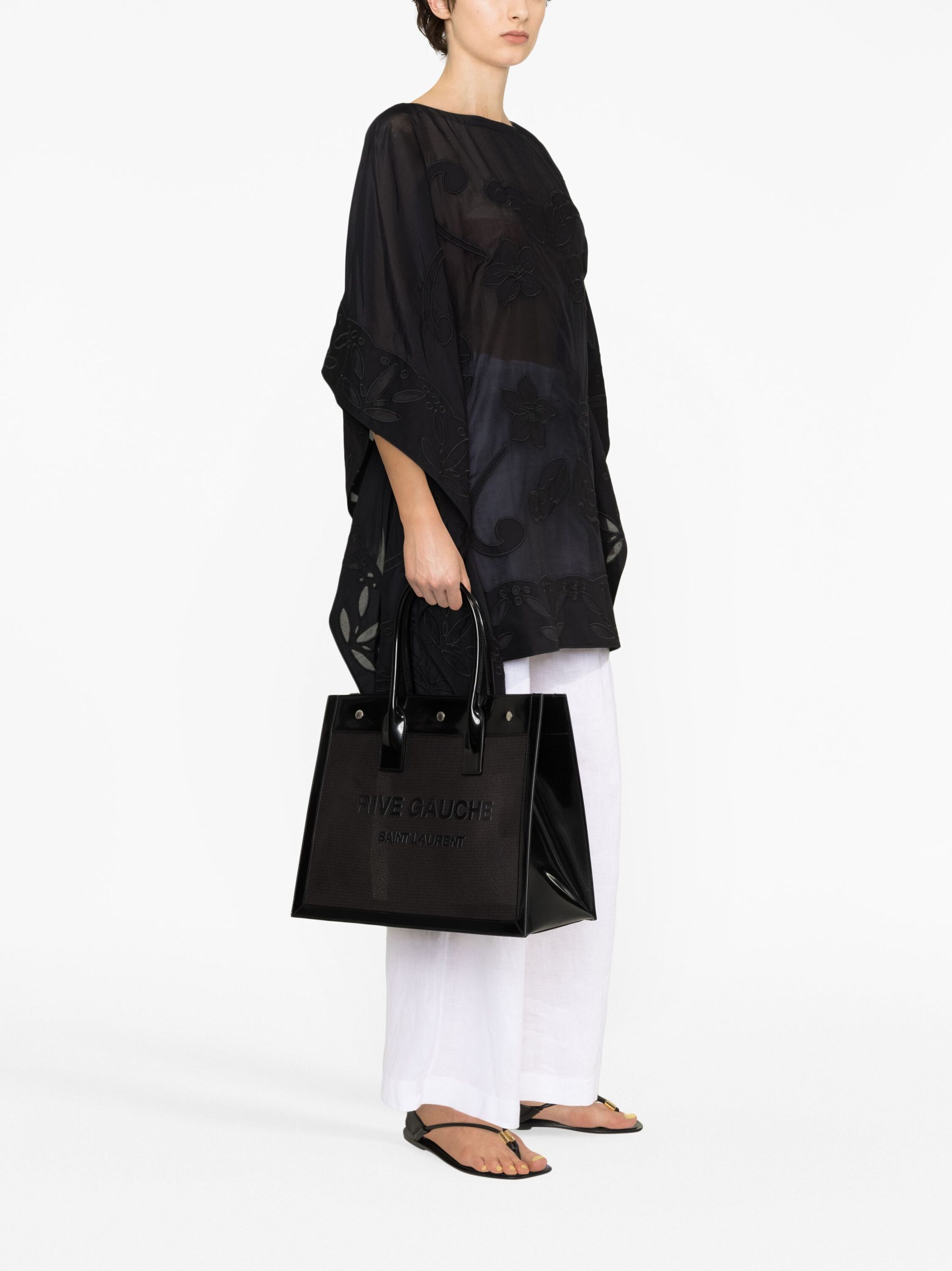 Saint Laurent Paris o1tp1o0125 Hand Bag in Black Size ONE SIZE - 4 Thumbnail