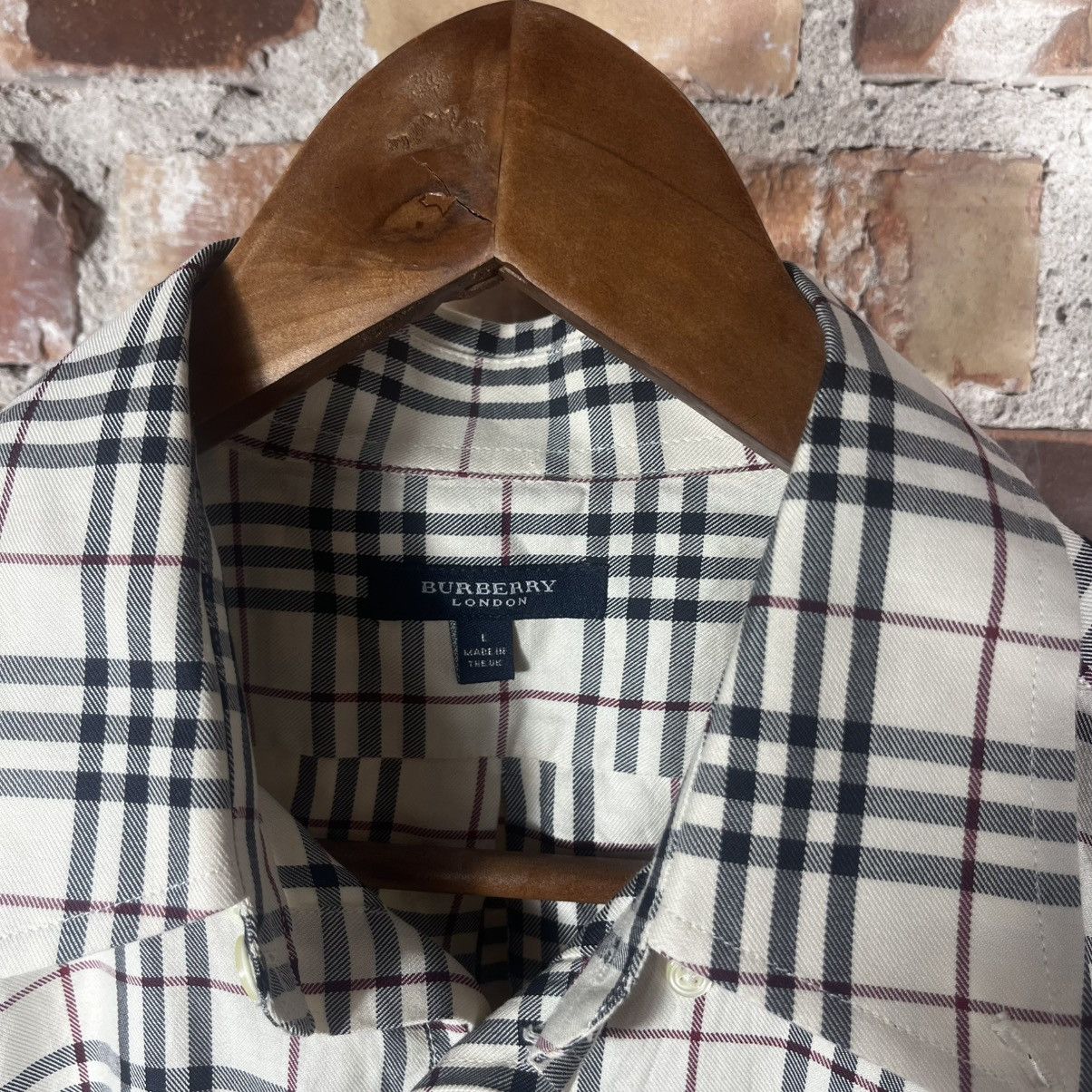 Burberry Vintage 00s Burberry London nova check shirt button up tee Size US XL / EU 56 / 4 - 7 Thumbnail