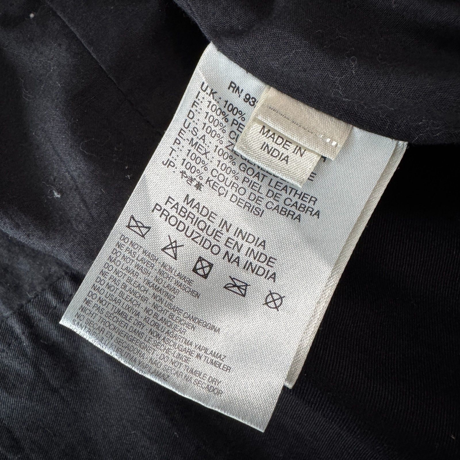 Diesel Diesel Superior Vintage Leather Biker Jacket Black Bomber Size US XL / EU 56 / 4 - 9 Thumbnail
