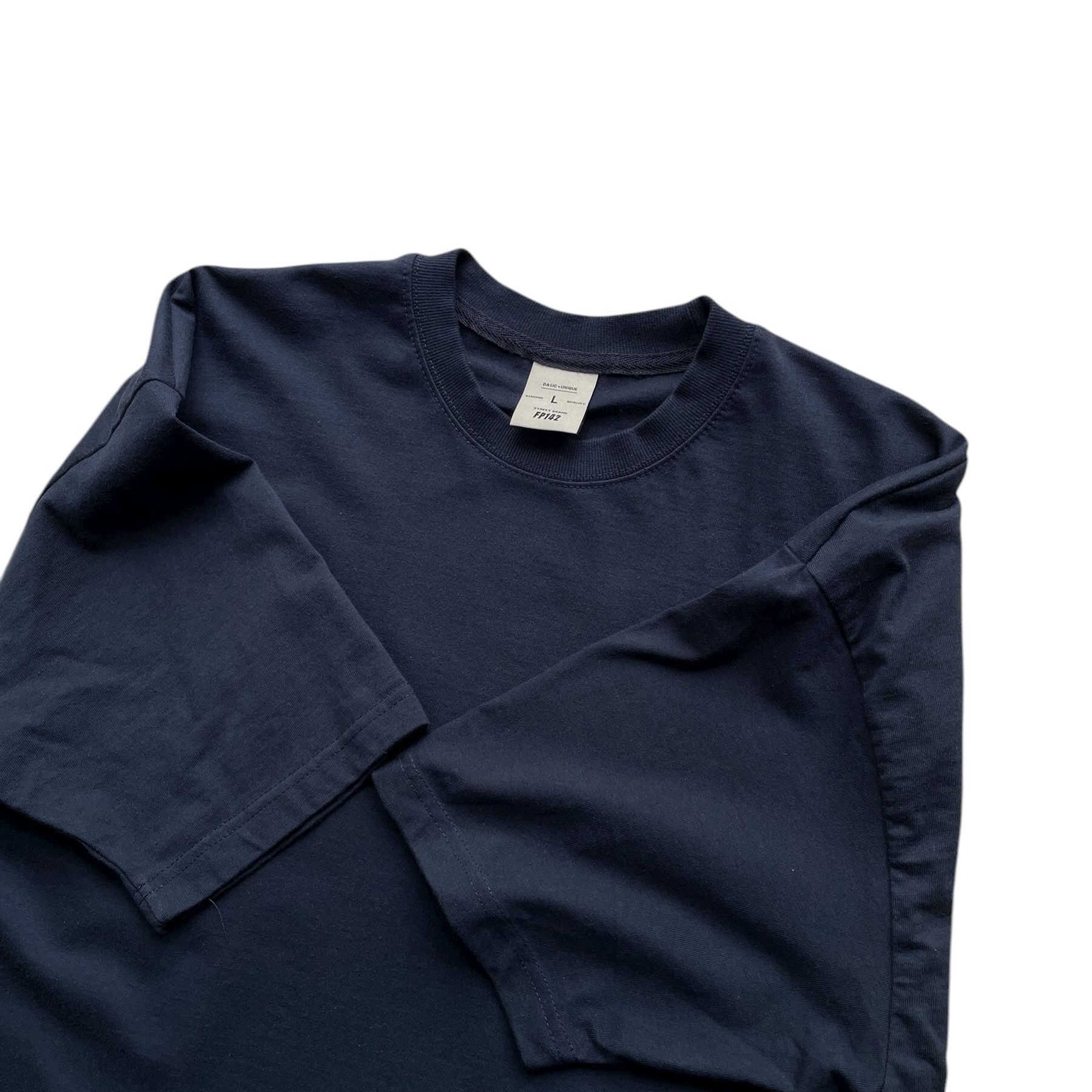 Japanese Brand Premium oversized cotton blank t-shirt Size US L / EU 52-54 / 3 - 8 Thumbnail