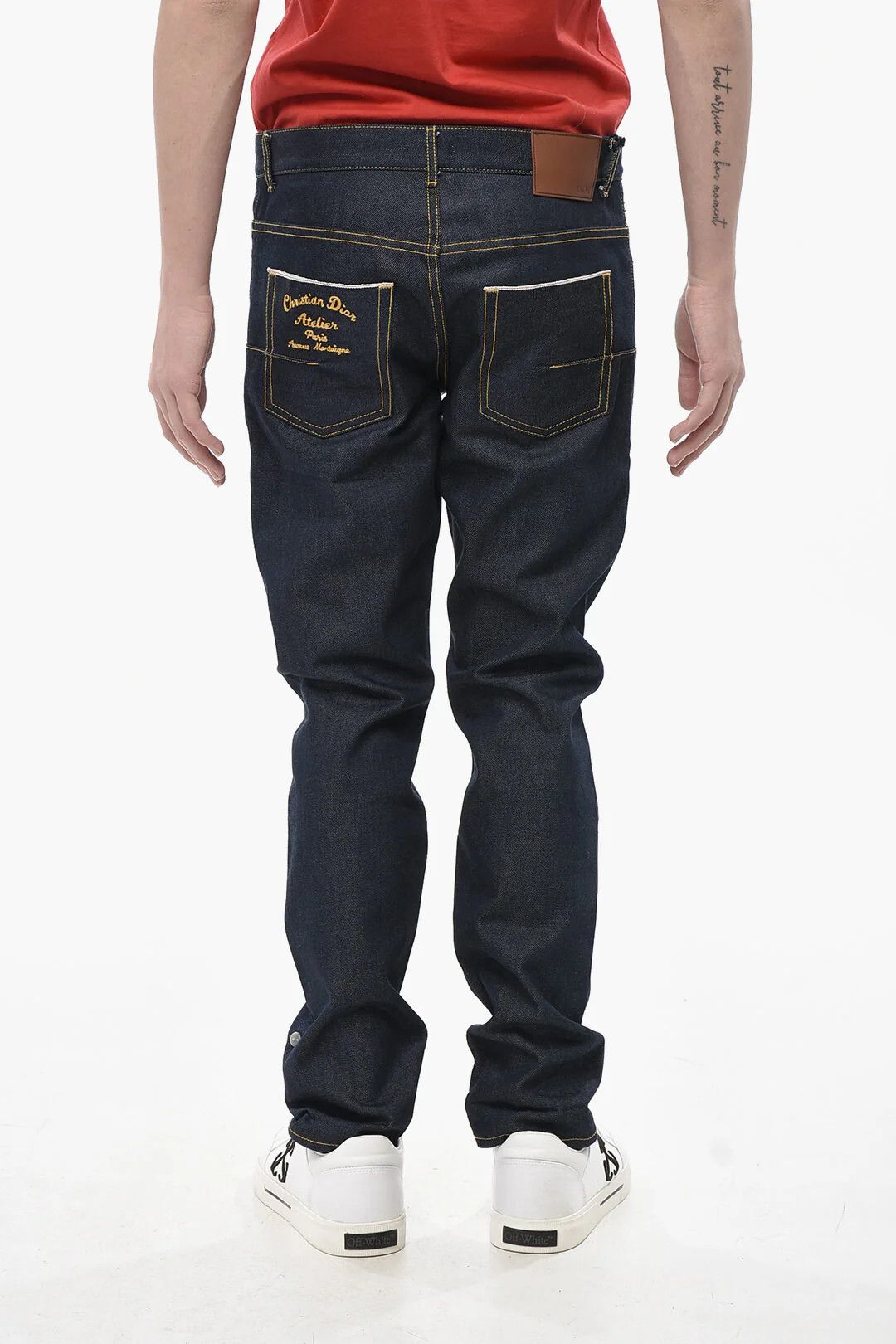 Dior og1mm0326 Slim-Fit Jeans in Blue Size US 30 / EU 46 - 2 Thumbnail
