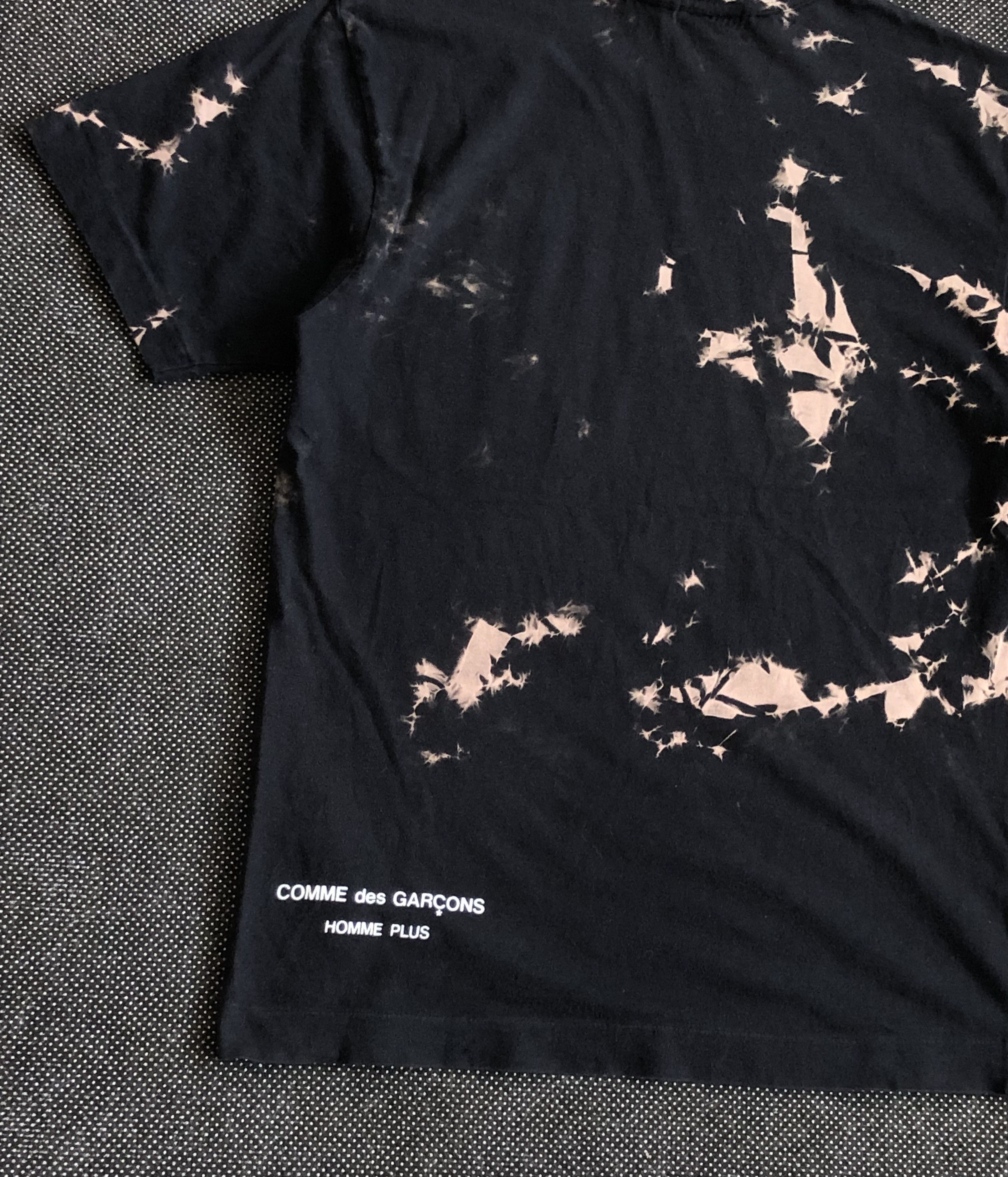 Comme des Garcons AW2006 CDG HOMME PLUS BARBED WIRE DISTRESS TEE BLACK Size US S / EU 44-46 / 1 - 10 Thumbnail