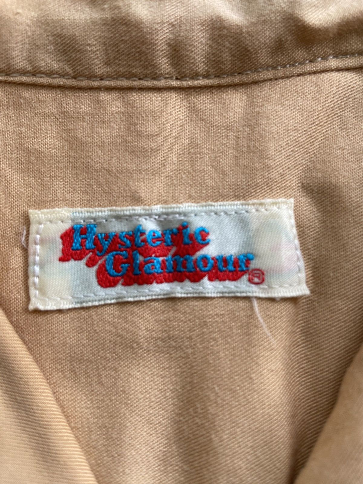 Hysteric Glamour 2000s Hysteric Glamour - Bowling Style Big Logo Button Shirt Size S / US 4 / IT 40 - 10 Thumbnail