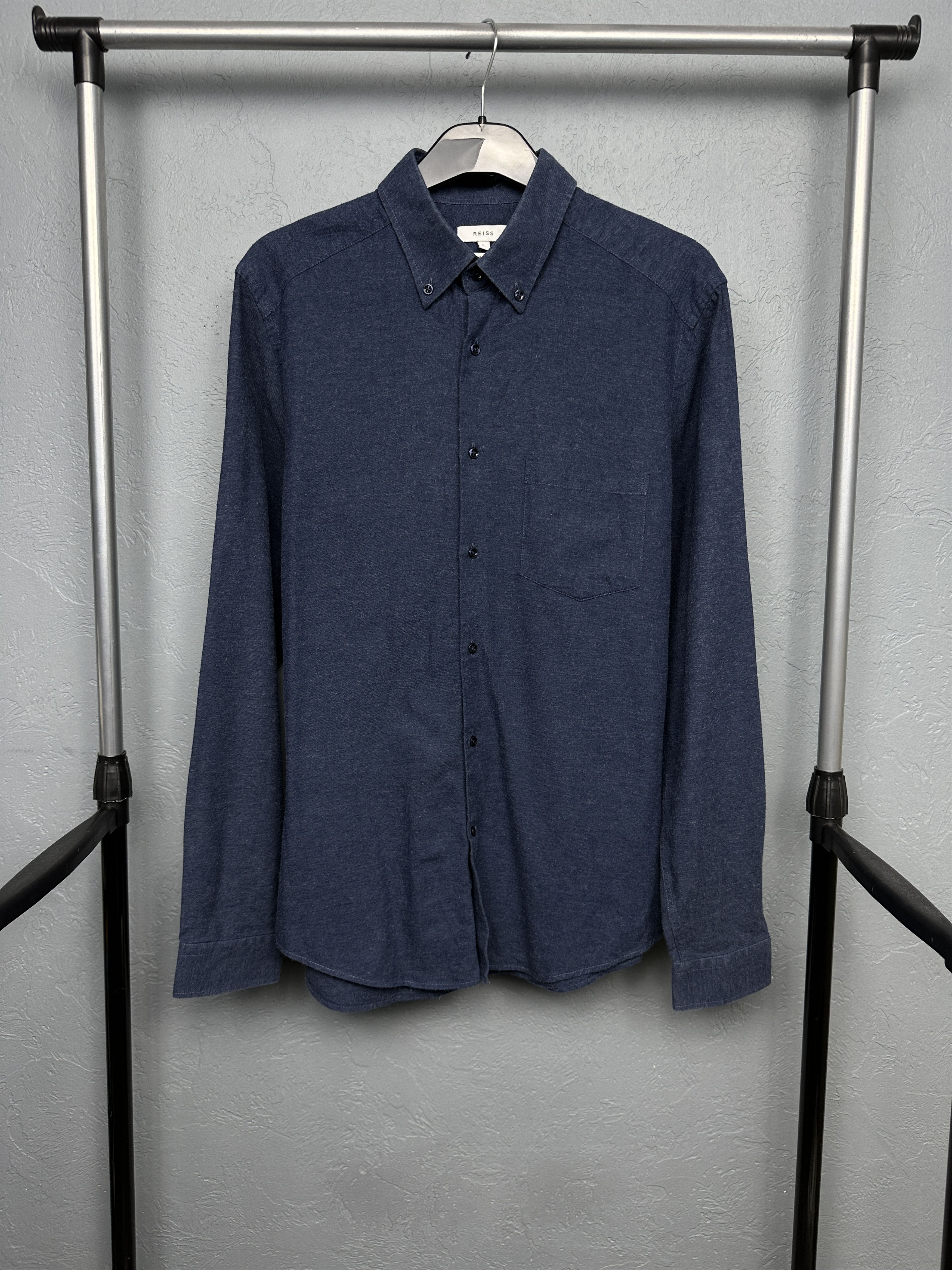 Reiss Reiss Mens Long Sleeve Shirt Slim Fit Size US L / EU 52-54 / 3 - 1 Thumbnail