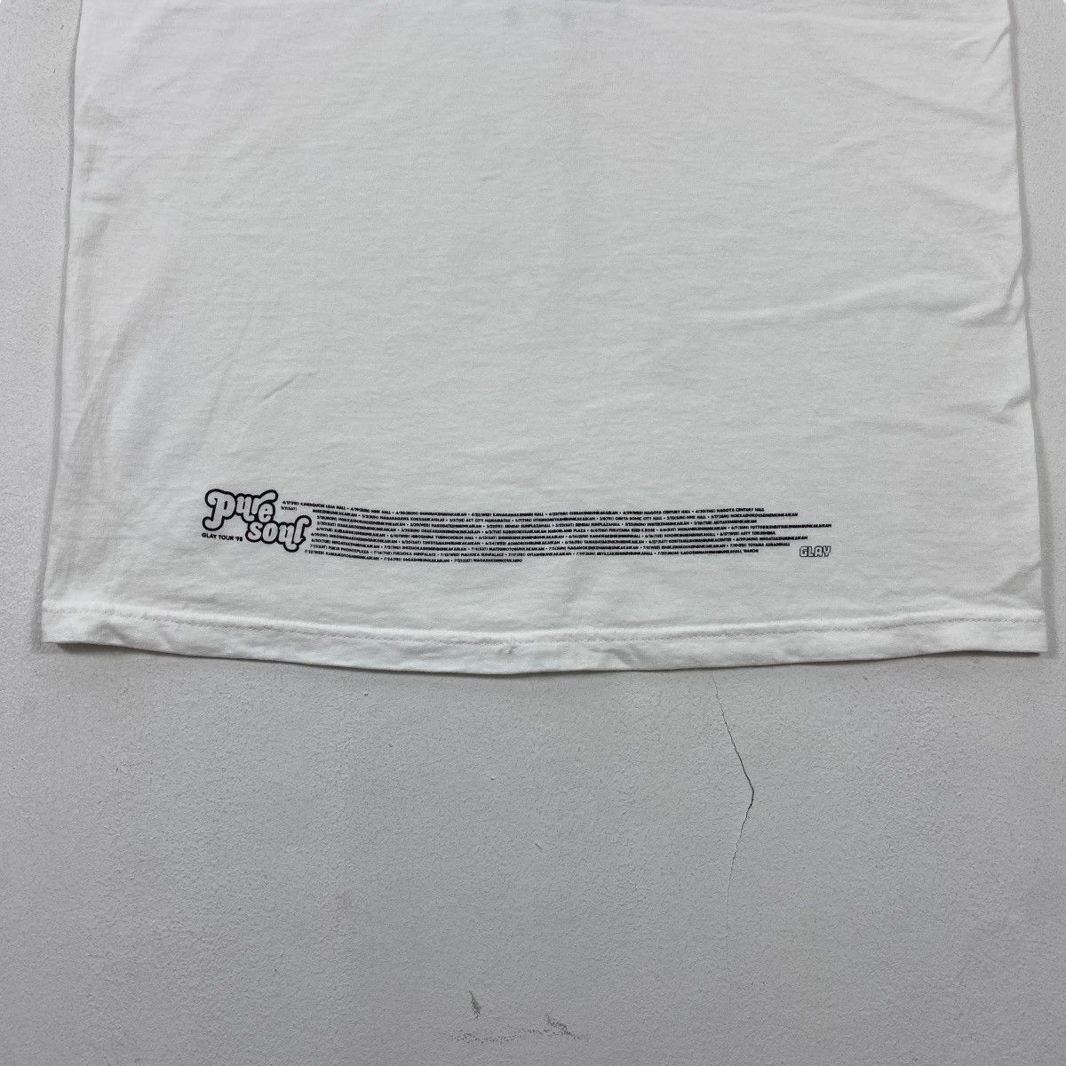 Band Tees × Vintage Vintage 90's GLAY PURE SOUL Tour Band Tee Shirt Medium Size Size US M / EU 48-50 / 2 - 5 Thumbnail