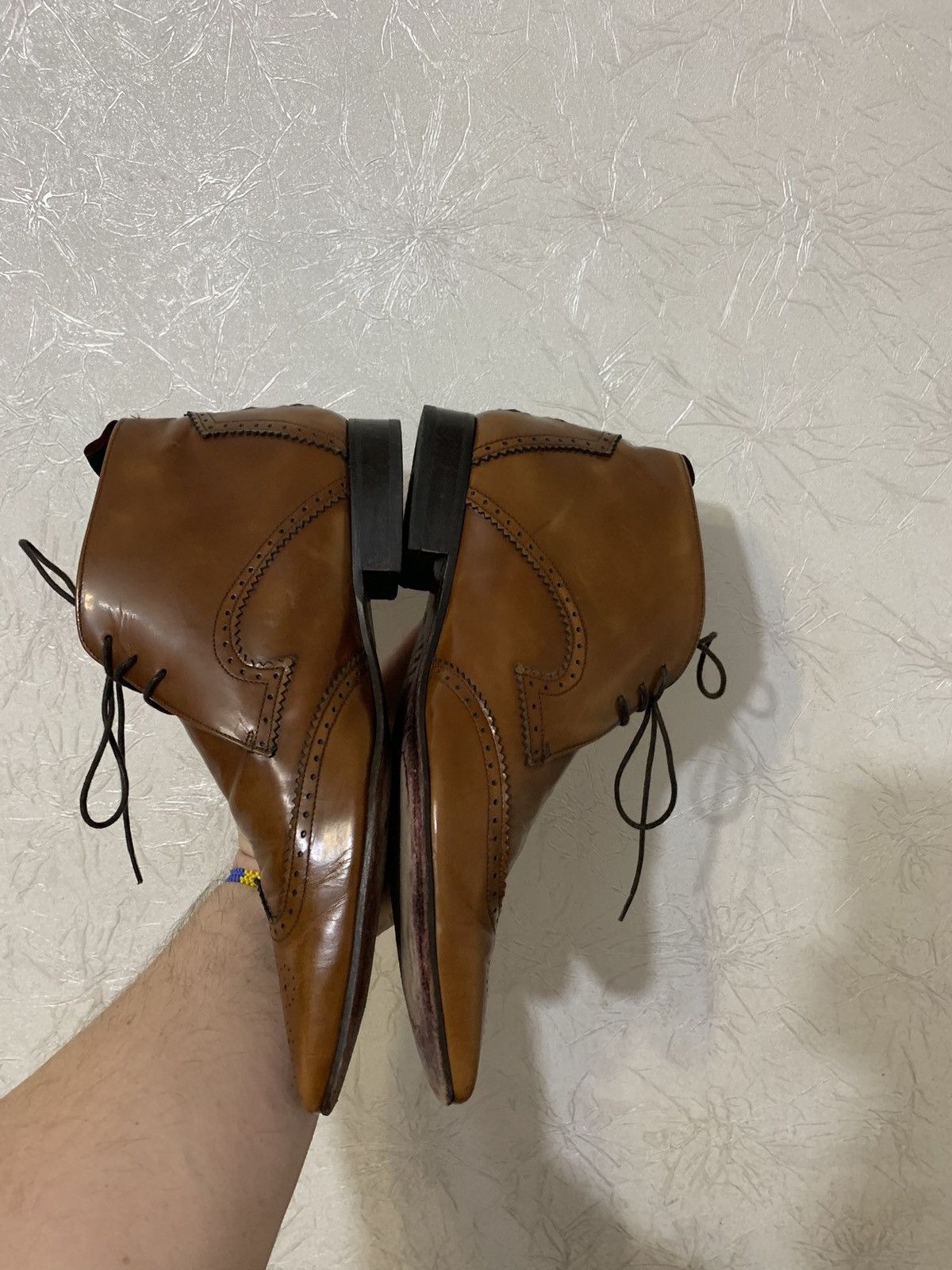 Genuine Leather × Jeffery West × Vintage Jeffery West ‘MUSE’ Vintage Men’s Leather Brown Boots Size US 11 / EU 44 - 7 Thumbnail