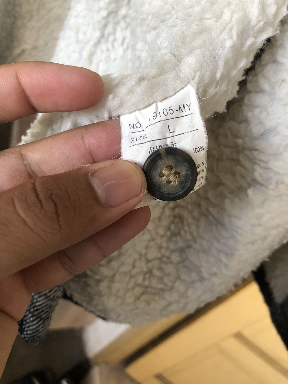 Japanese Brand Vintage Collins International Flannel Inner Fleece Size US L / EU 52-54 / 3 - 18 Thumbnail