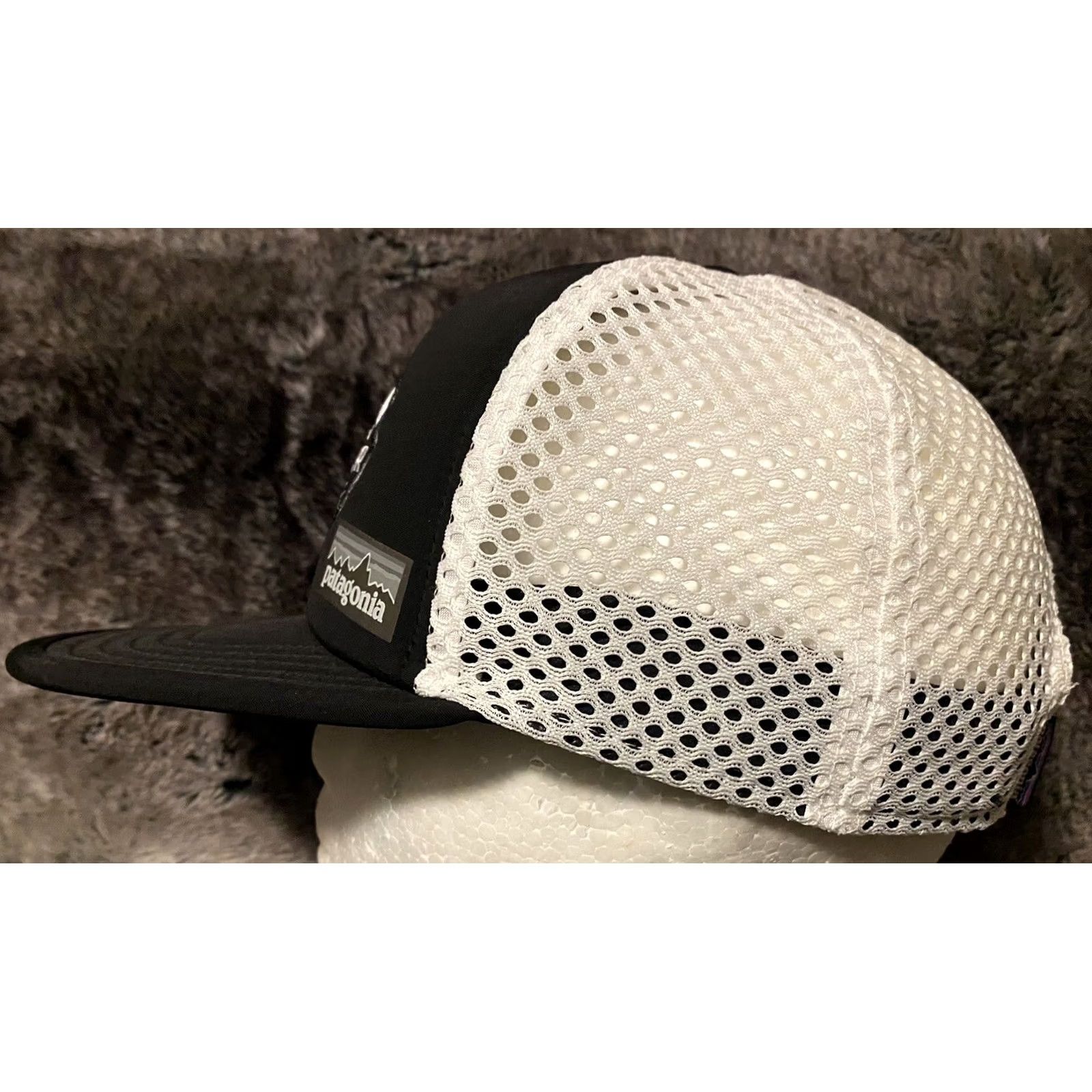 Patagonia Patagonia Duckbill Hat Black Adjustable OS Unisex Adults Running Up For Air Series Hat Size ONE SIZE - 5 Thumbnail