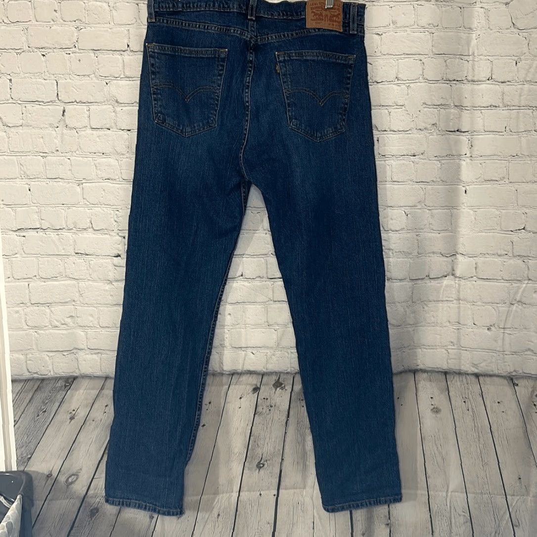 Levi's Levi’s 505 Mens Straight Leg Jeans 36x32 Blue Size US 36 / EU 52 - 6 Thumbnail