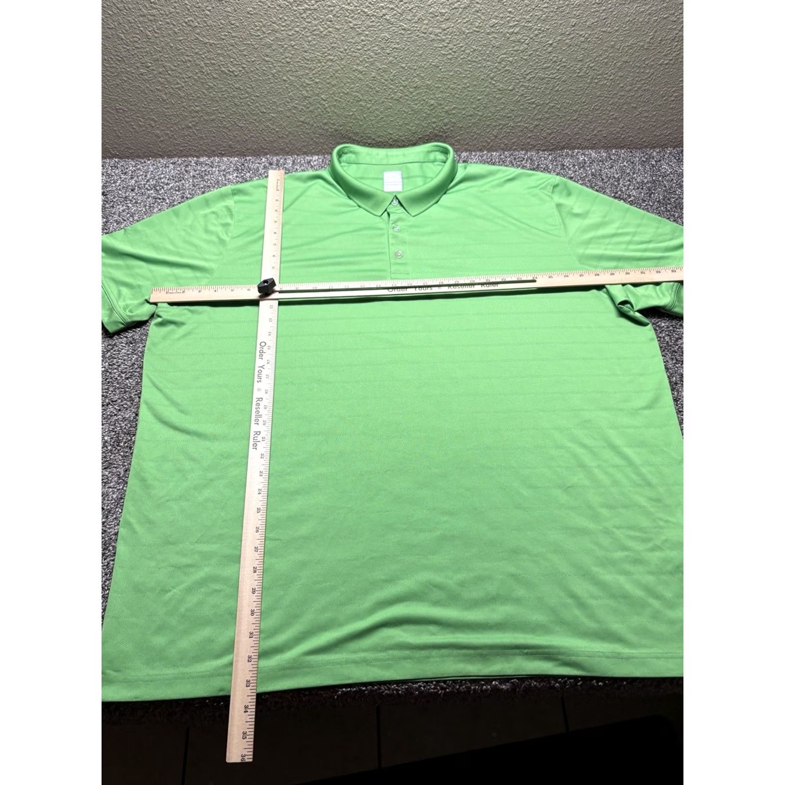 Callaway Callaway Opti Dri Polo Shirt Mens 4XL Bright Green Shirt Short Sleeve Button Collar Embroidered Golf Breathable fade Size US XXL / EU 58 / 5 - 4 Thumbnail