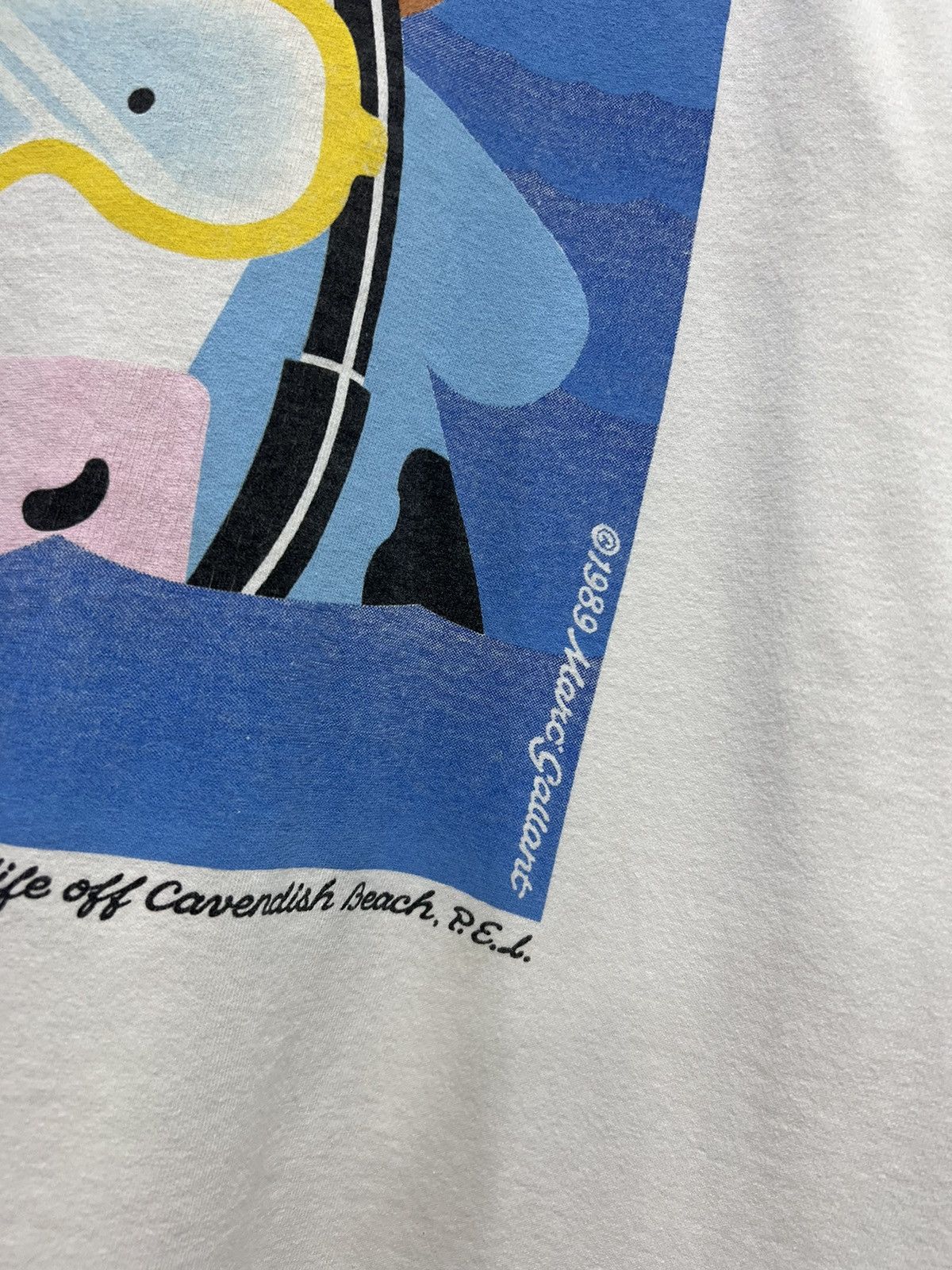 Vintage Vintage 1989’ Cows by Marc Gallant Tshirt Size US XL / EU 56 / 4 - 3 Thumbnail