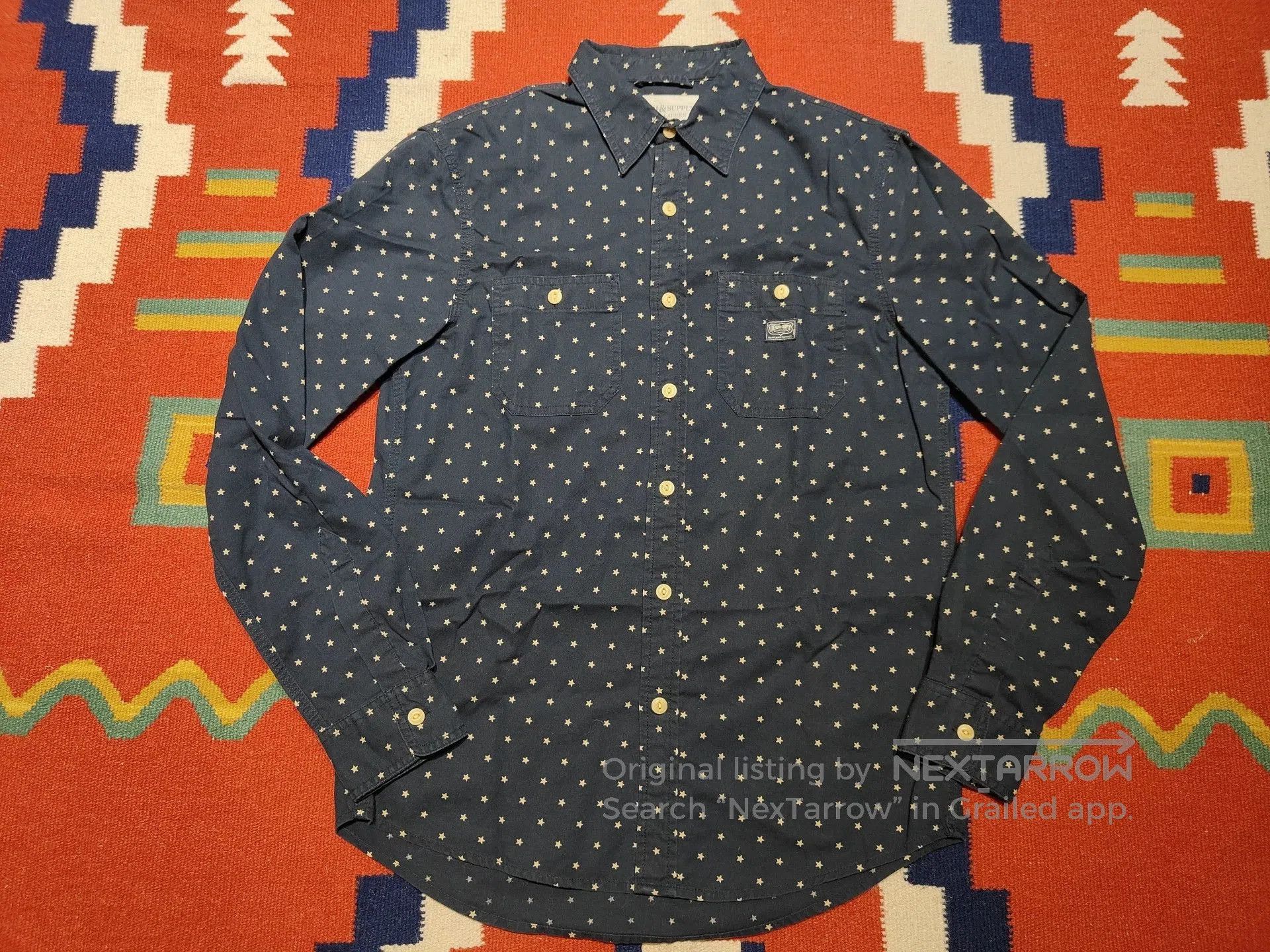 RRL Ralph Lauren Ralph Lauren RRL Star Print Shirt. Size US M / EU 48-50 / 2 - 1 Thumbnail