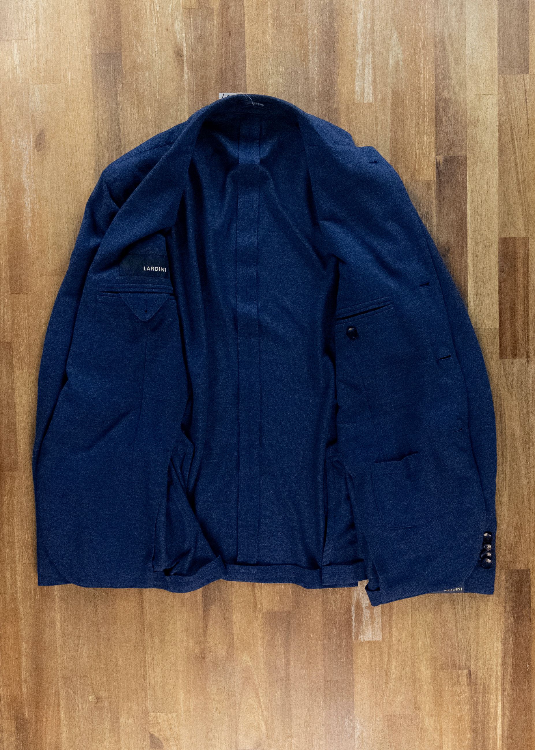 Lardini LARDINI Italy solid blue cashmere silk blazer jacket 38 48 Size 38R - 9 Thumbnail