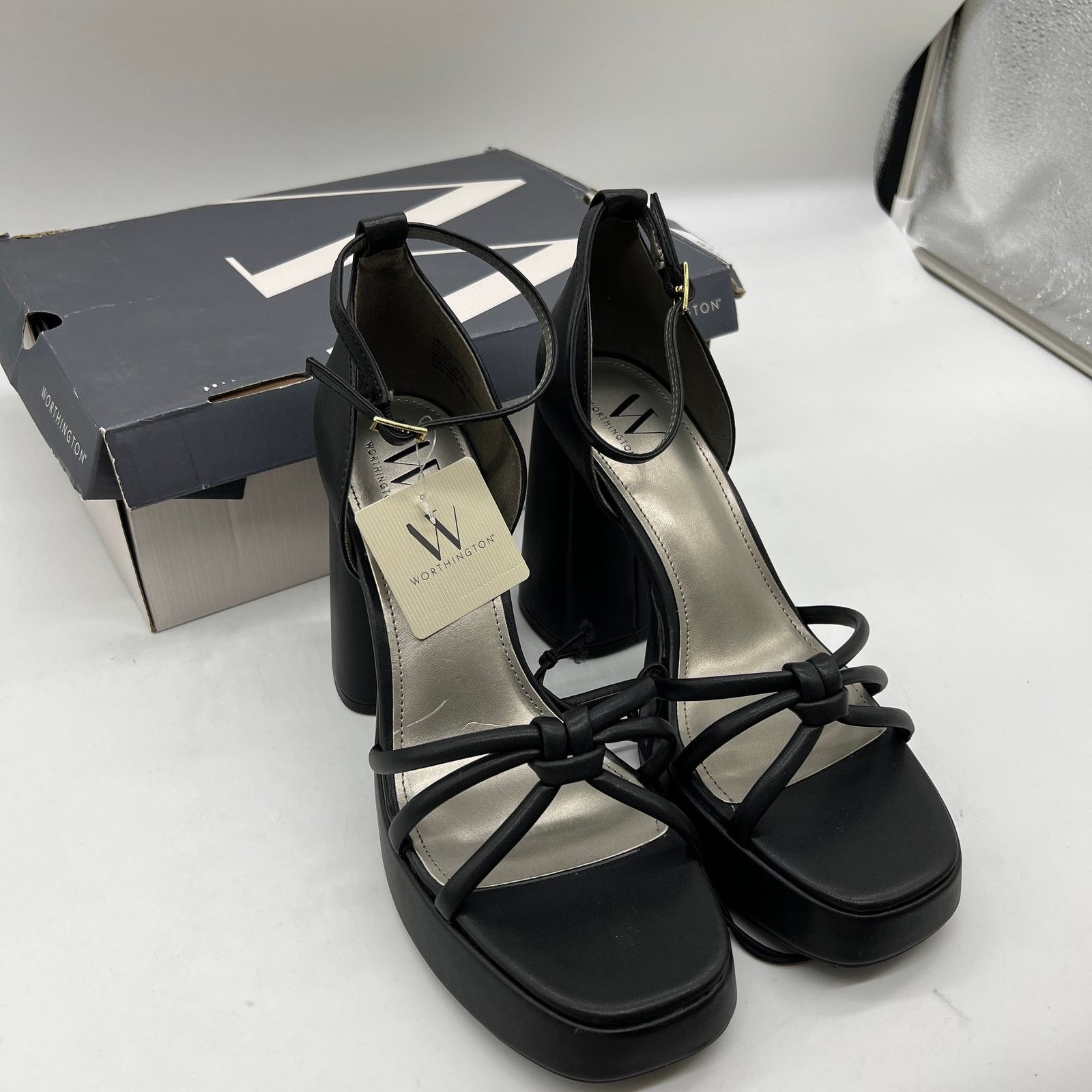 Other Worthington Womens Ellsworth Heeled Sandals Black Size US 9 / IT 39 - 2 Thumbnail