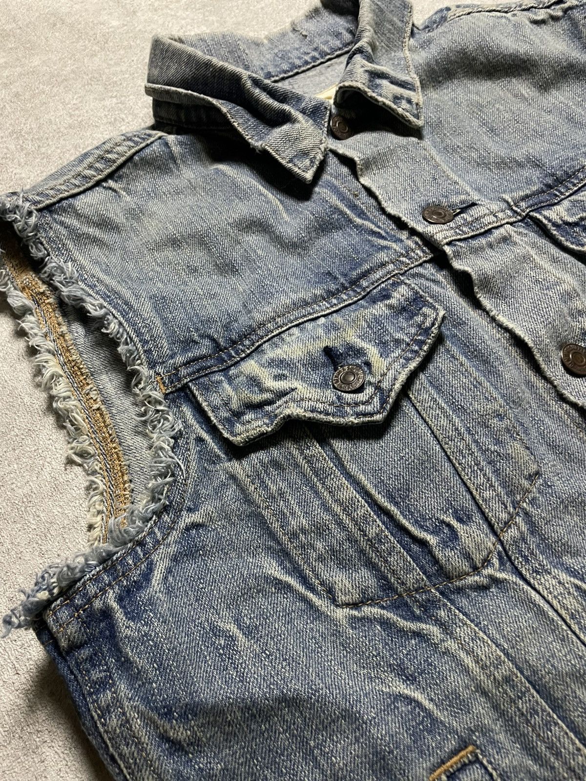 RRL Ralph Lauren Ralph Lauren Denim & Supply Vest Jacket Jeans Indian Chief Size US M / EU 48-50 / 2 - 8 Thumbnail