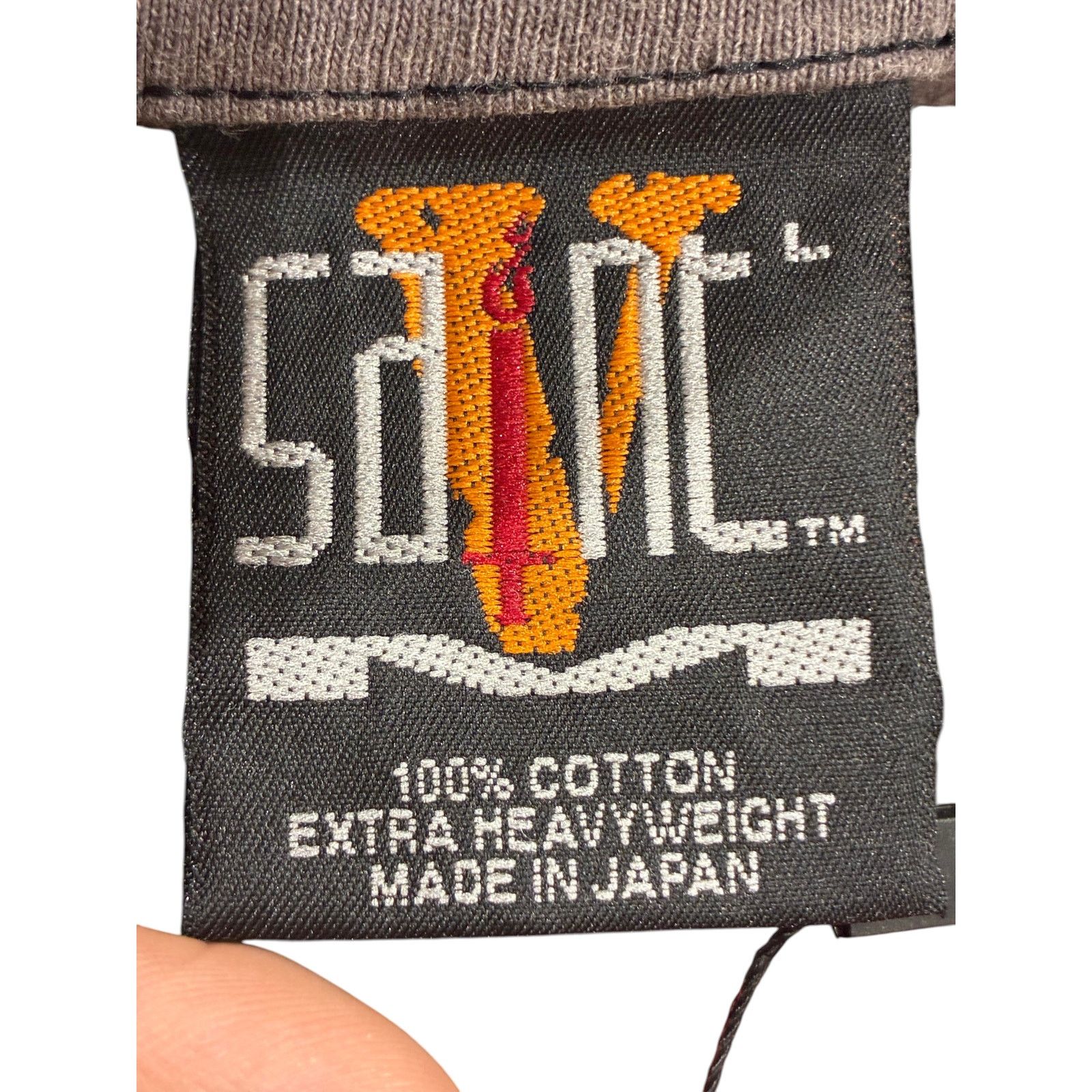 Other Saint Mxxxxxx x Vlone Love & Hate Grey Long Sleeve Tee Size US L / EU 52-54 / 3 - 2 Thumbnail